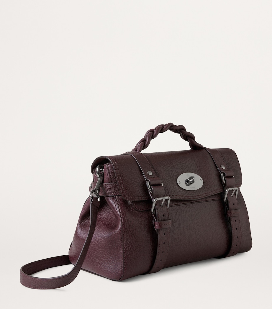 Grained Leather Alexa Cross-Body Bag BLACK CHERRY Image 2