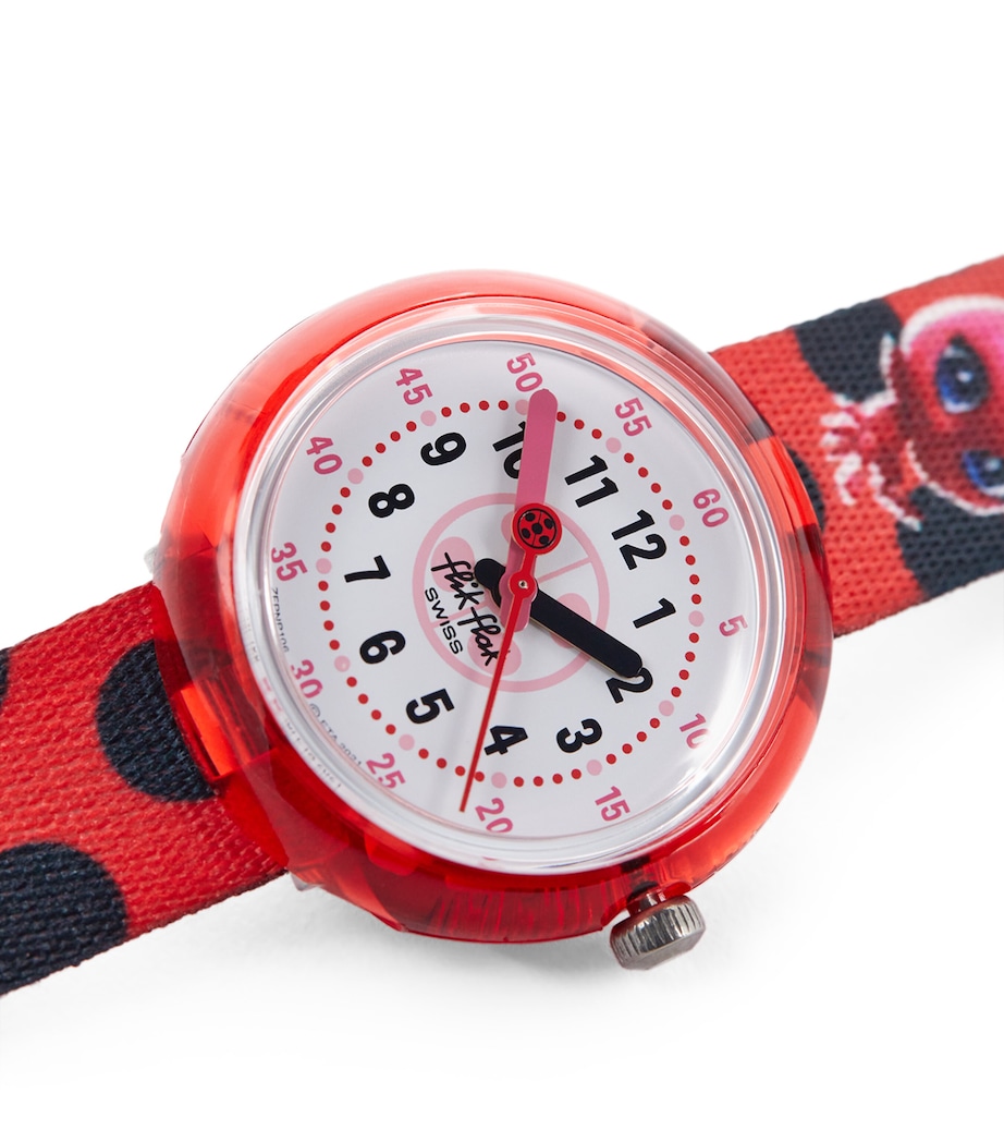 Flik Flak Red Miraculous Ladybug Watch 31.8mm | Harrods IN
