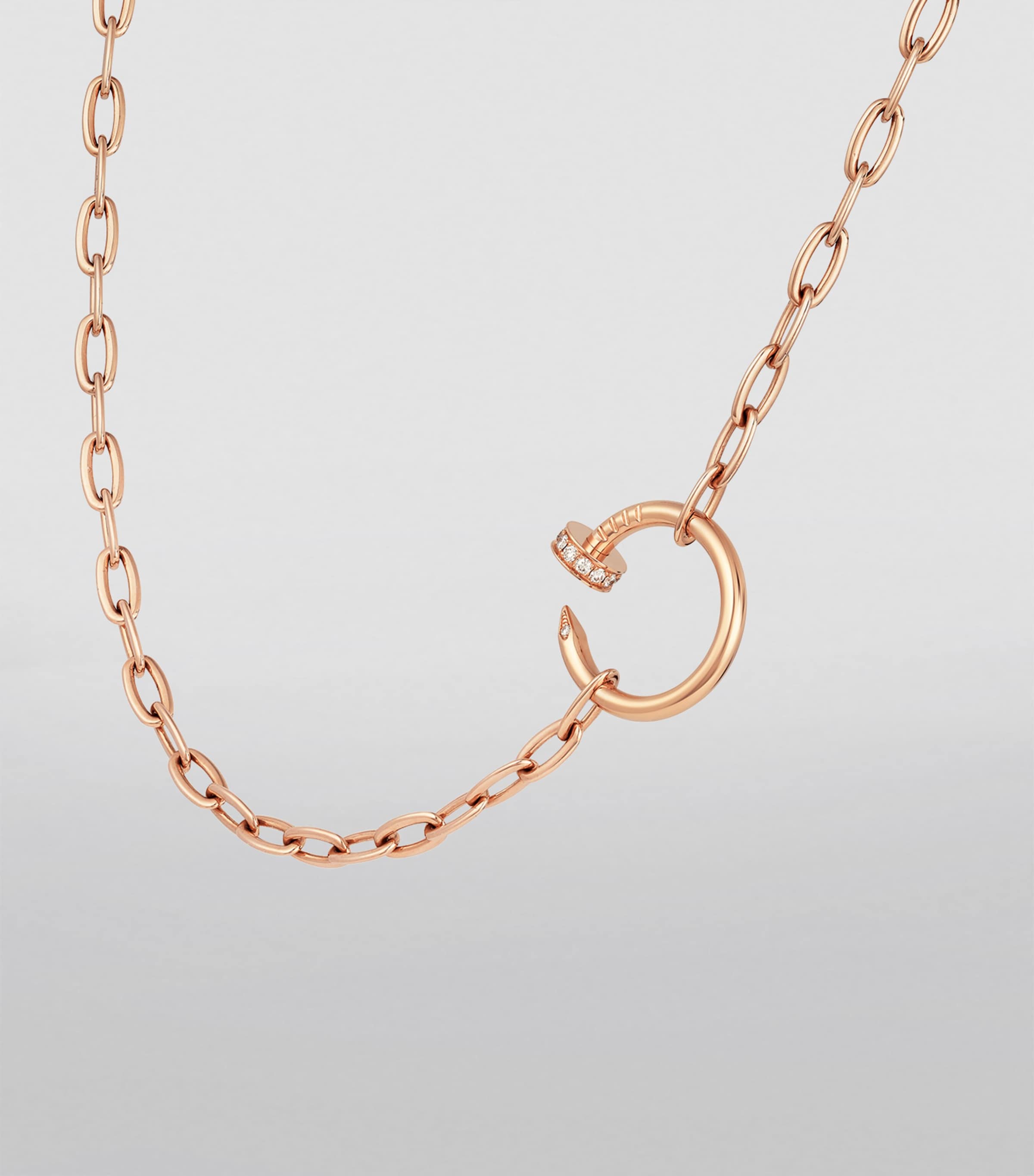 Rose Gold and Diamond Juste un Clou Necklace (45cm) ROSE GOLD Image 2