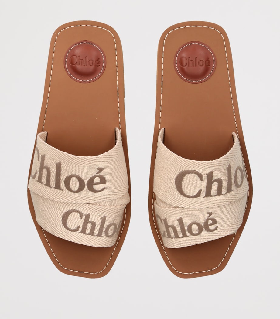 Canvas Jacquard Woody Sandals BLUSH Image 4