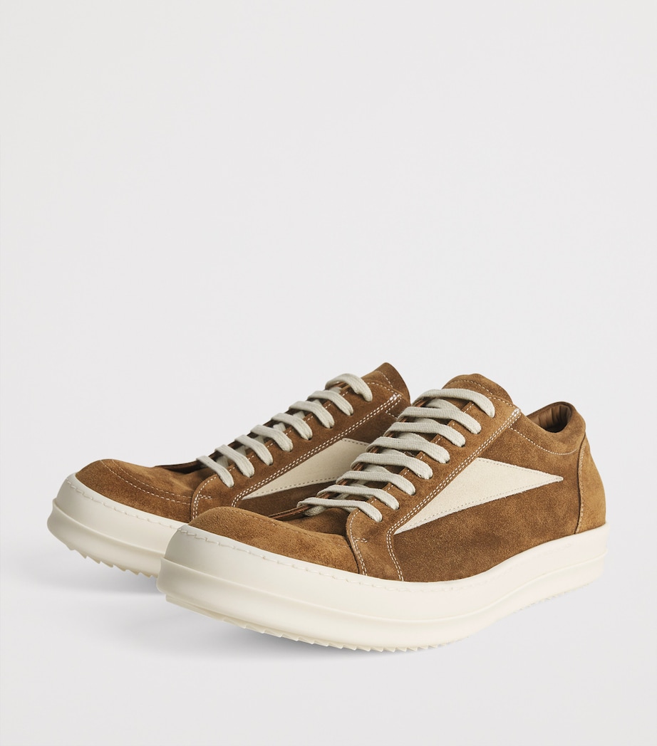 Suede Vintage Low-Top Sneakers CHESNUT/MILK Image 2