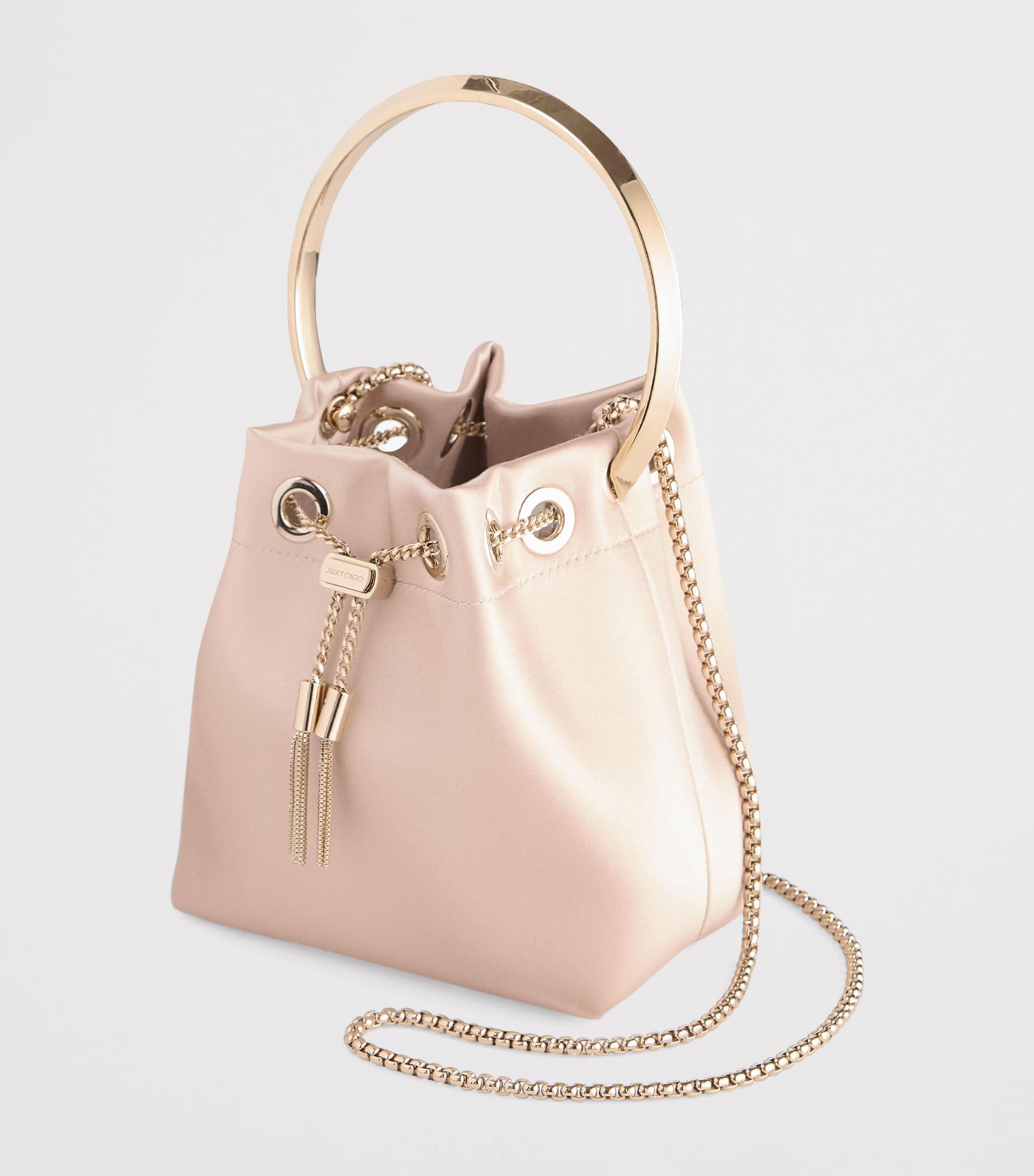 Bon Bon Satin Top-Handle Bag MACARON/LIGHT GOLD Image 3