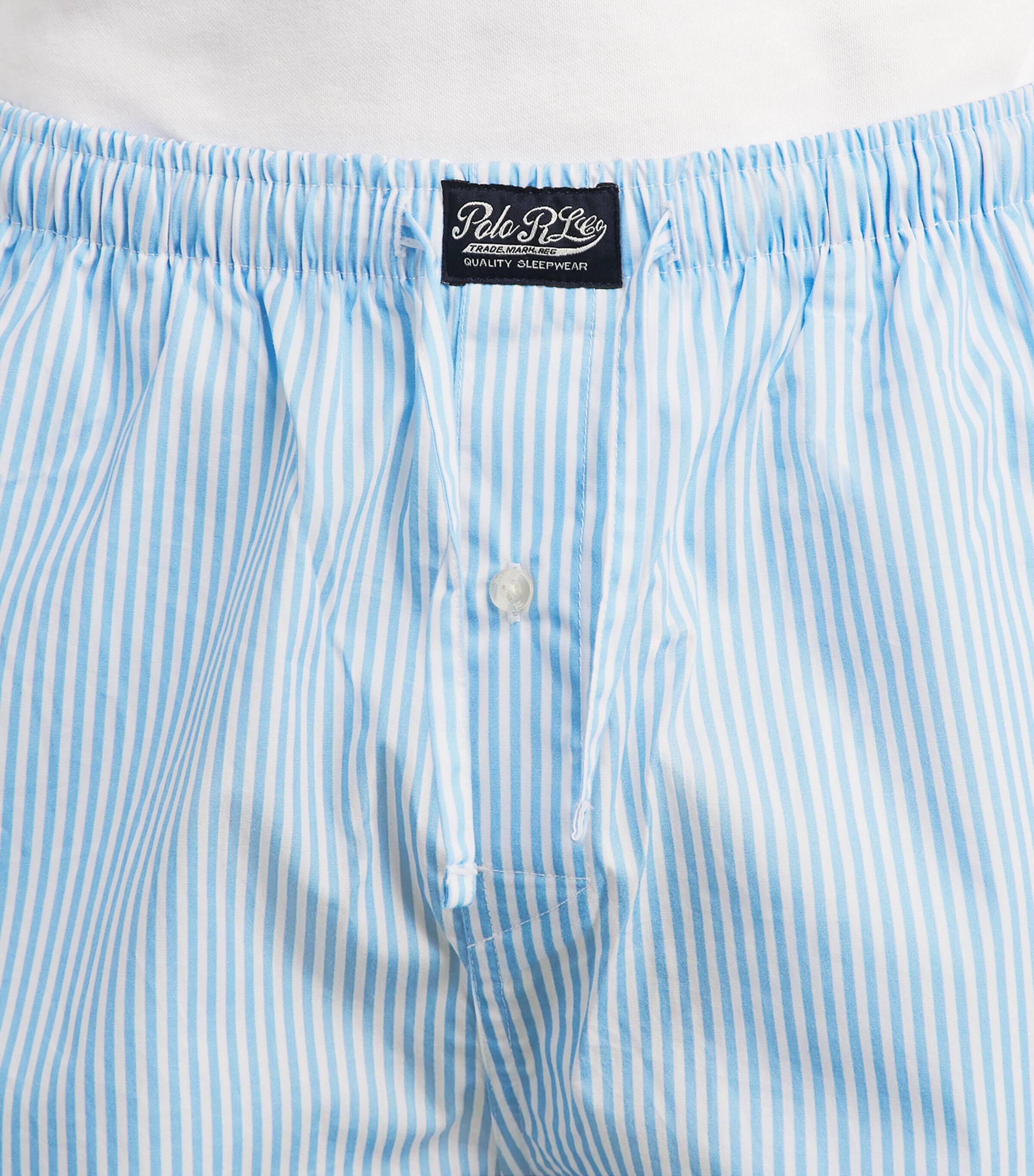 Polo Ralph Lauren Mens Cotton Stripe Pyjama Bottoms Blue Stripe Image 3