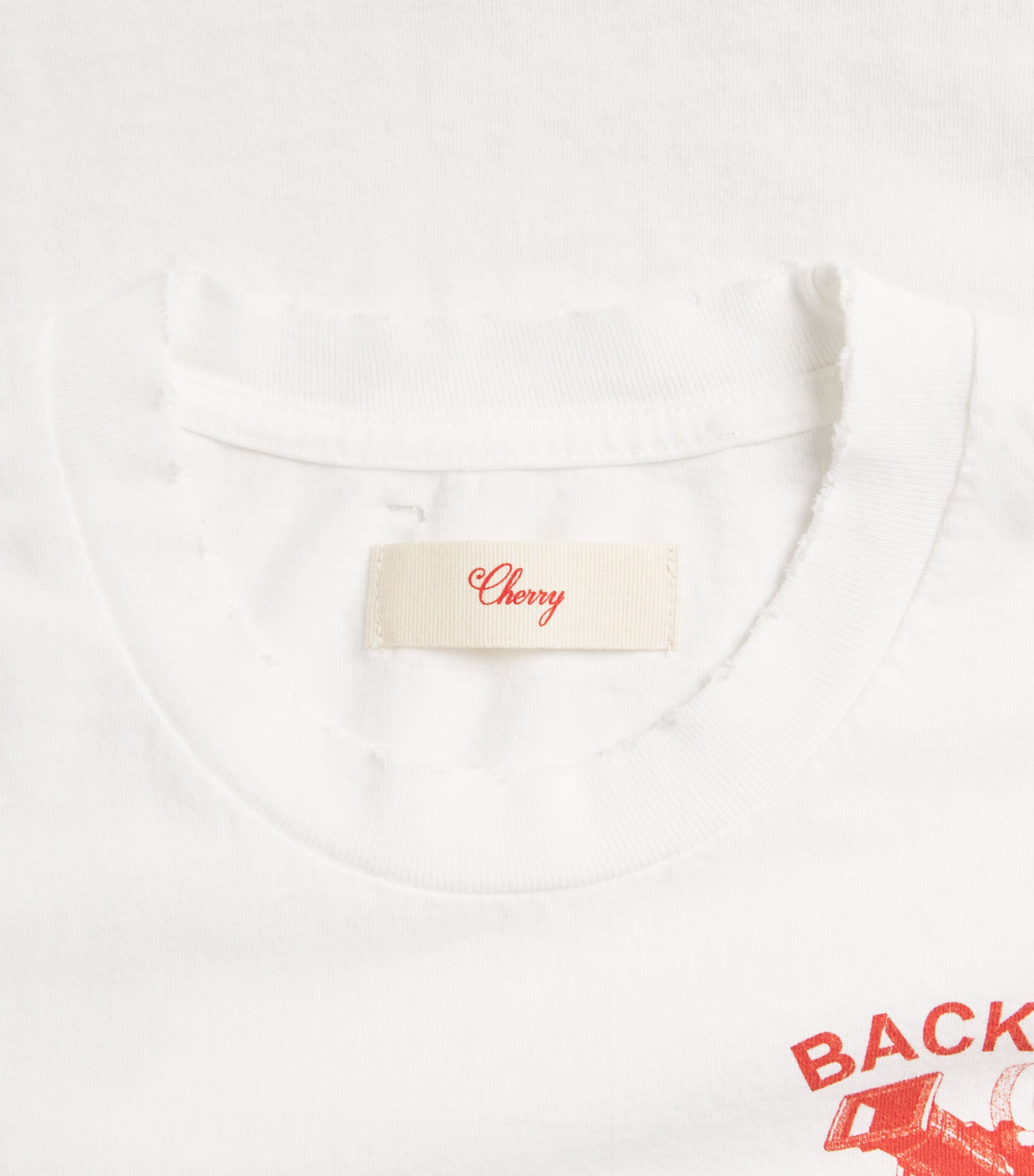 Cherry Los Angeles Mens Backlot T-Shirt Vintage White Image 6