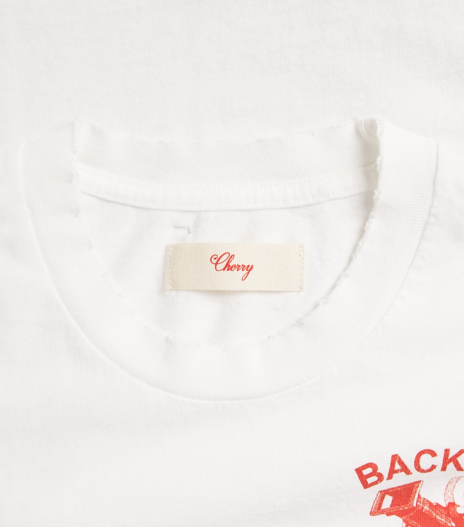 Cherry Los Angeles Mens Backlot T-Shirt Vintage White Image 6