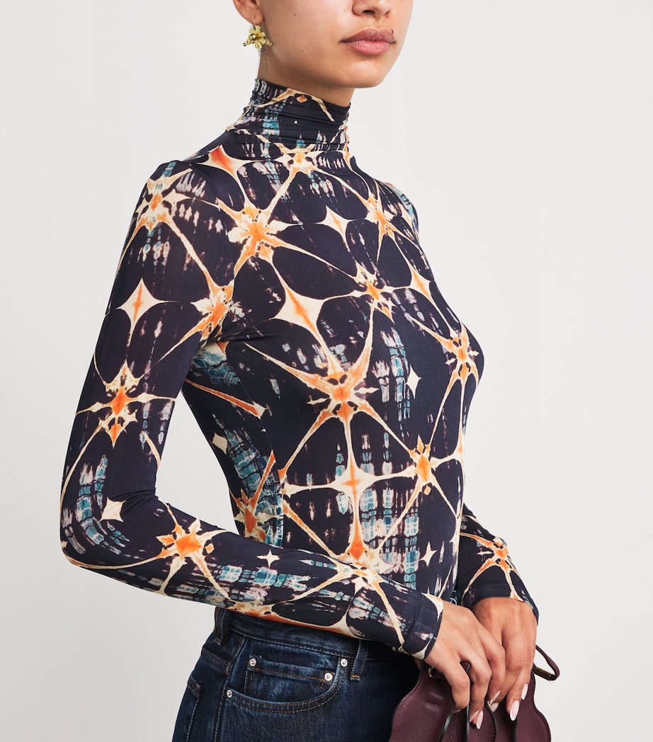 Flower Gaia Earrings BRASS Image 5