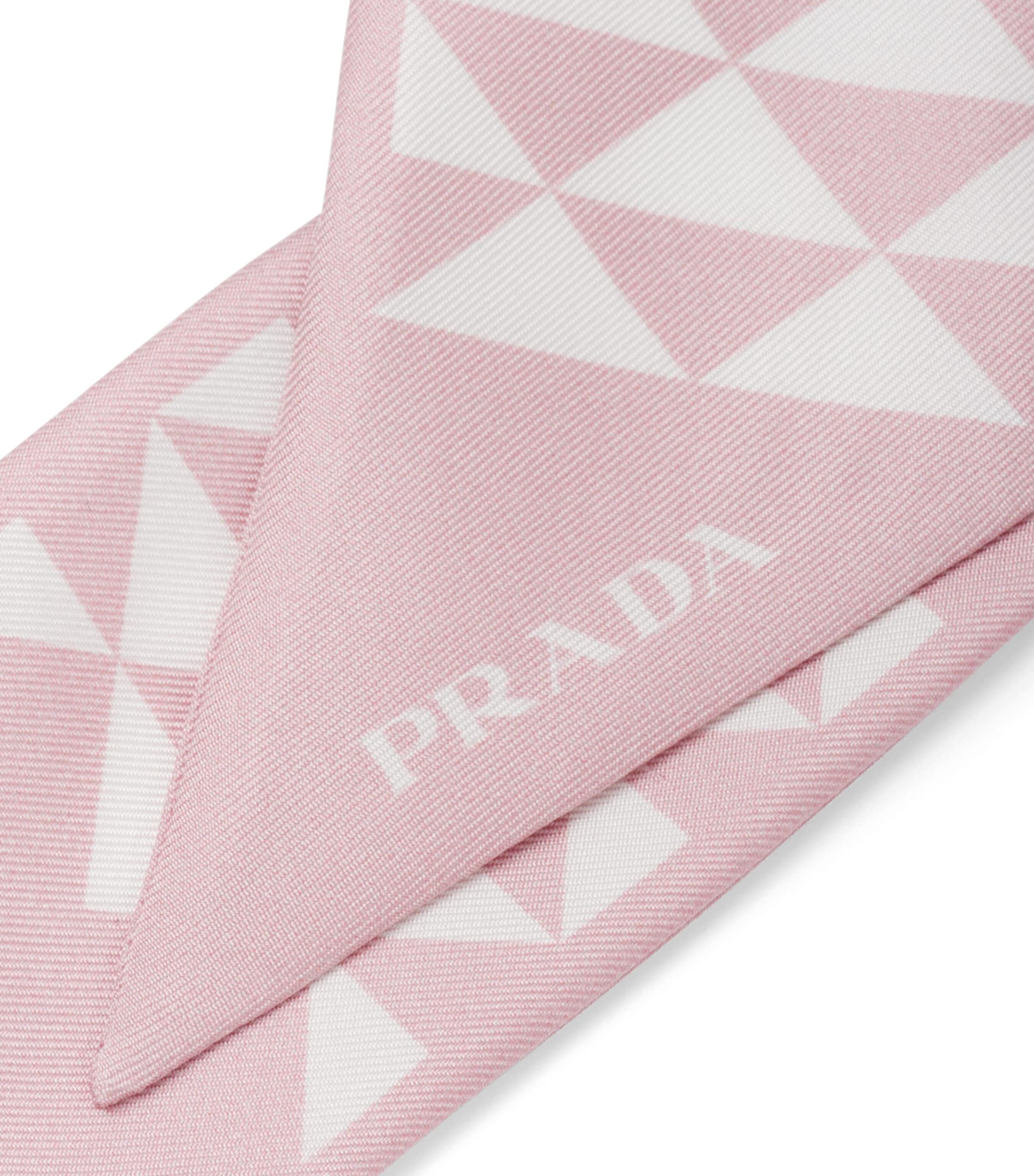 Silk Triangle Skinny Scarf F0V4C Image 2