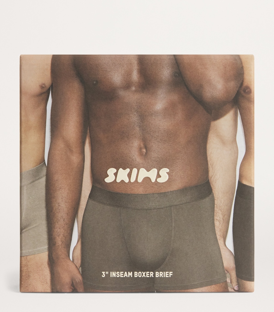 Stretch Boxer Briefs (Pack of 3) CHALK Image 4