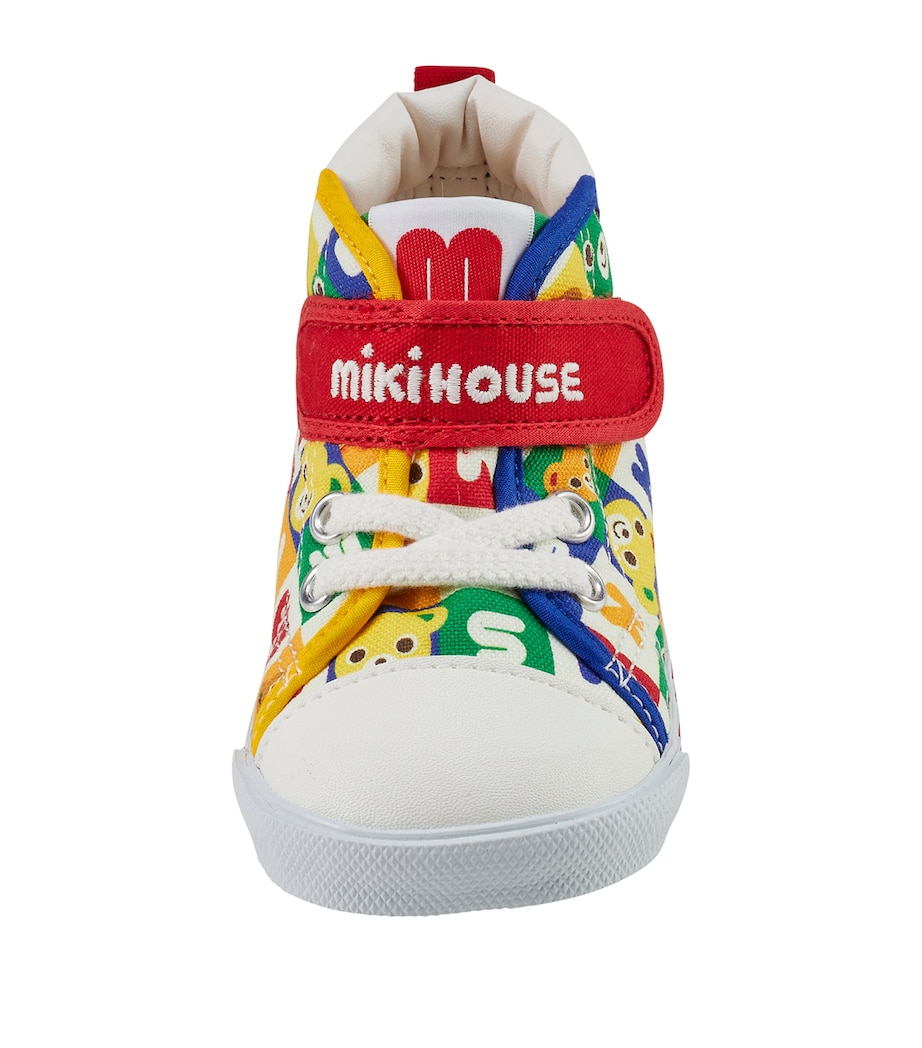 Miki House Logo-Embroidered Sneakers Image 4