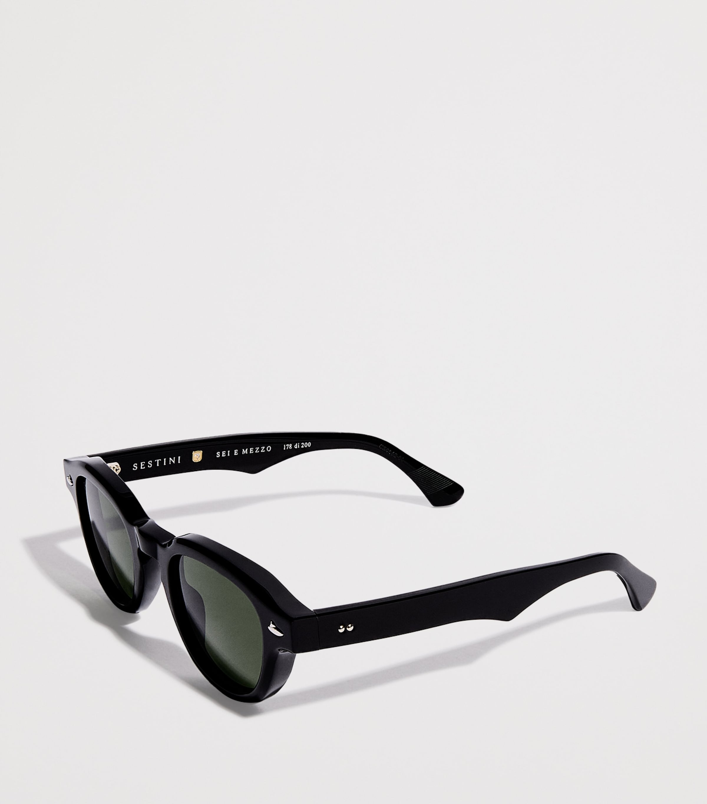 Sestini Acetate Sei e Mezzo Sunglasses Foresta Image 2