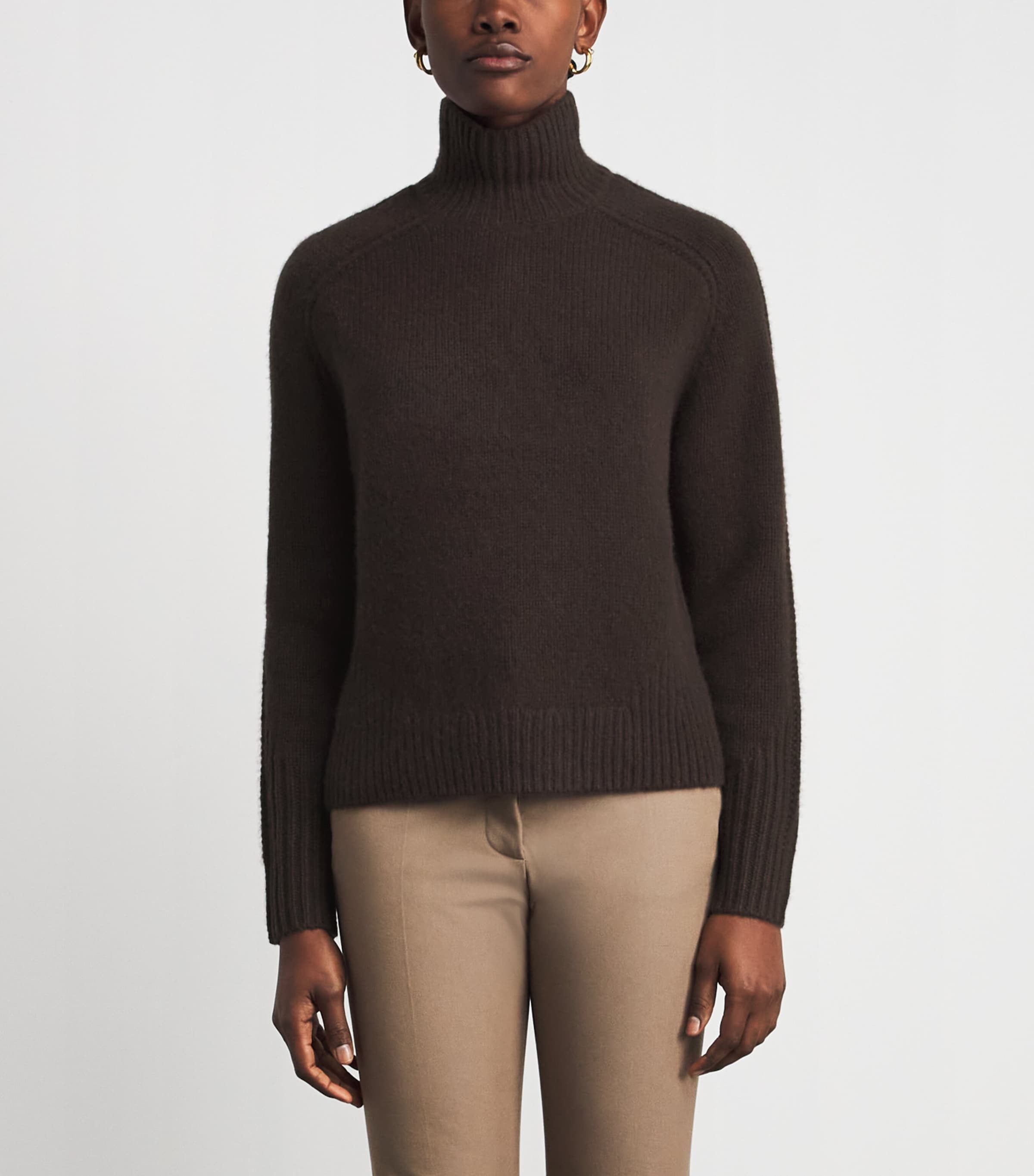 Joseph Brown Cashmere Rollneck Tilly Lofty Sweater | Harrods AU