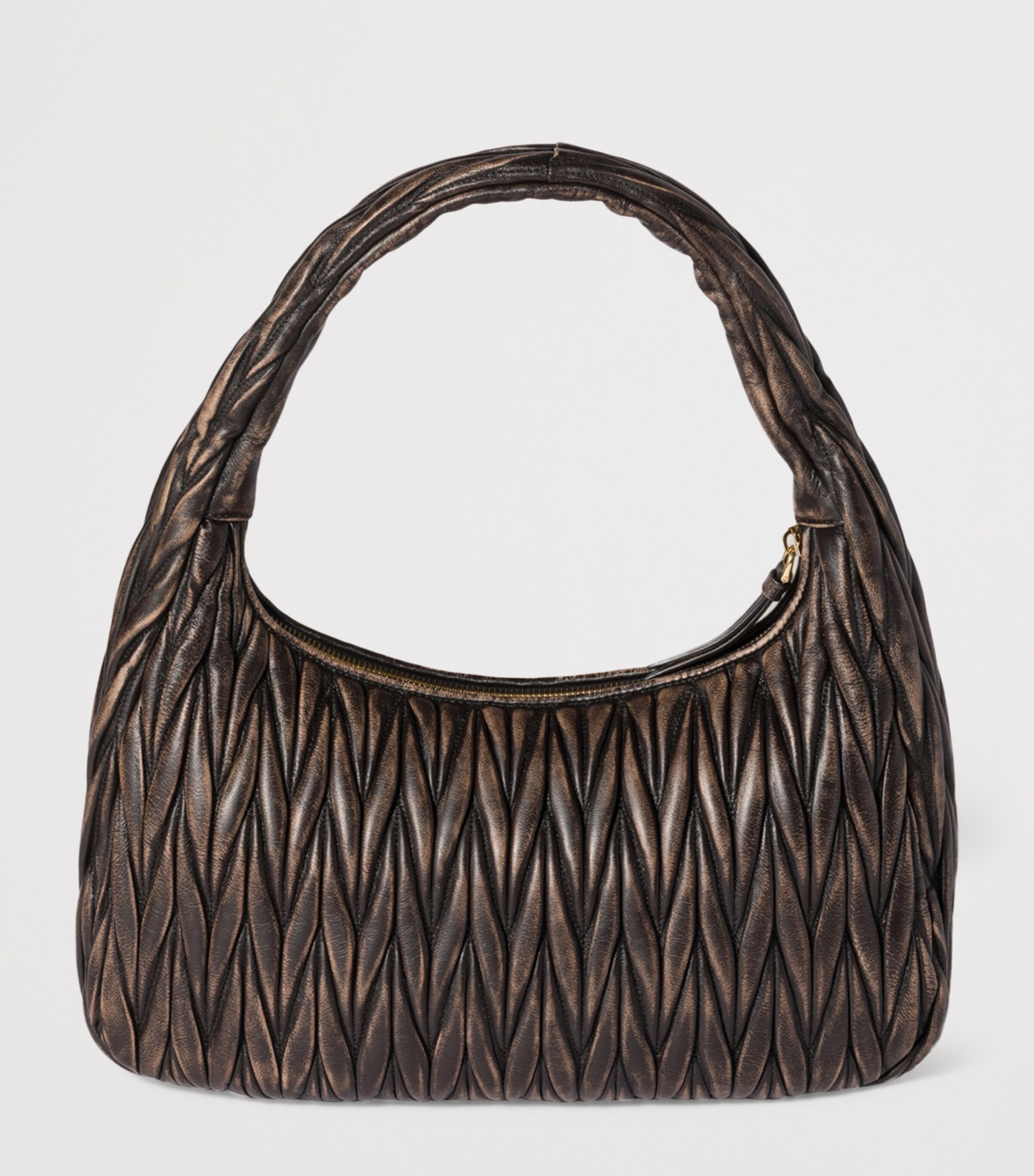 Matelassé Calfskin Wander Shoulder Bag F0201 Image 4