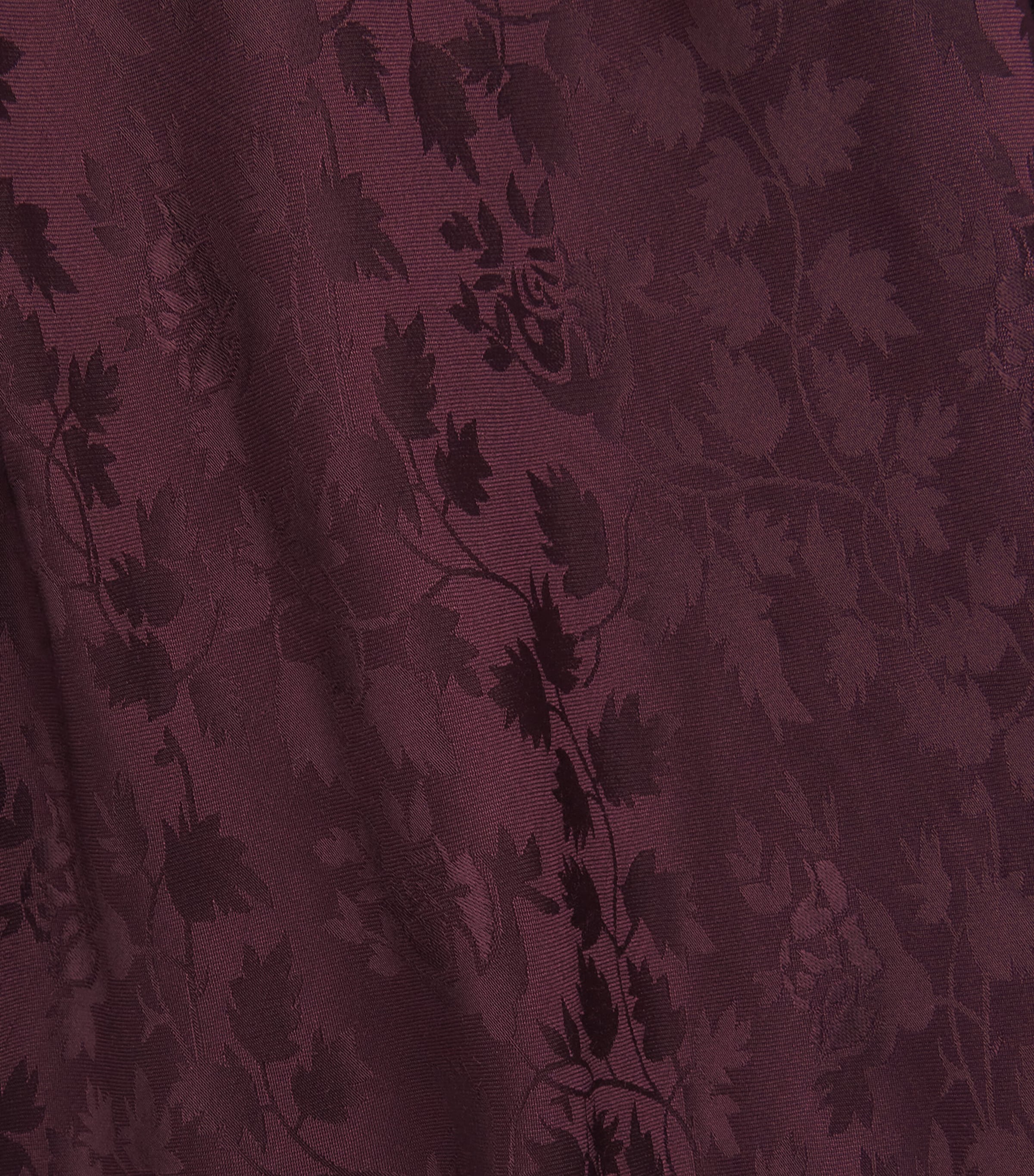 Maje Womens Jacquard Maxi Dress Burgundy Image 6