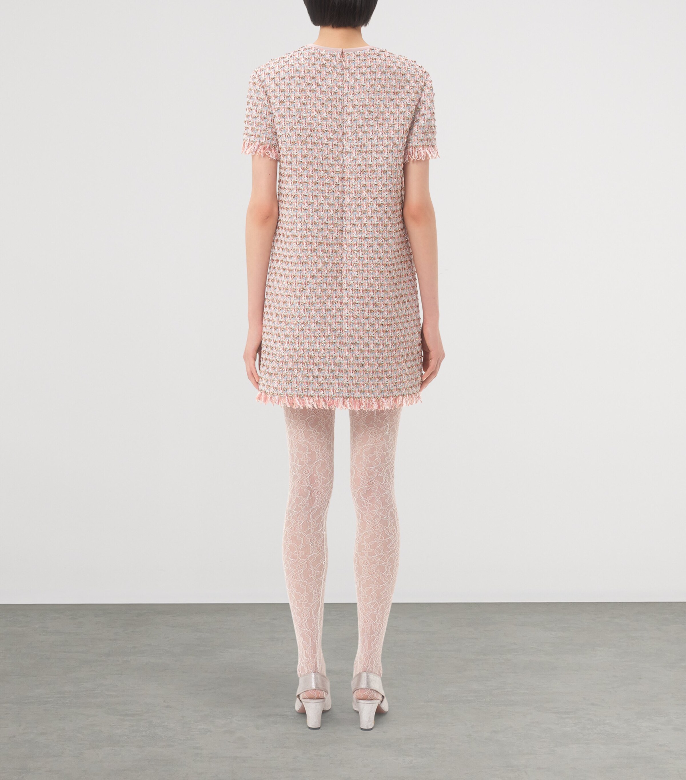 Valentino Womens Tweed Mini Dress Image 4