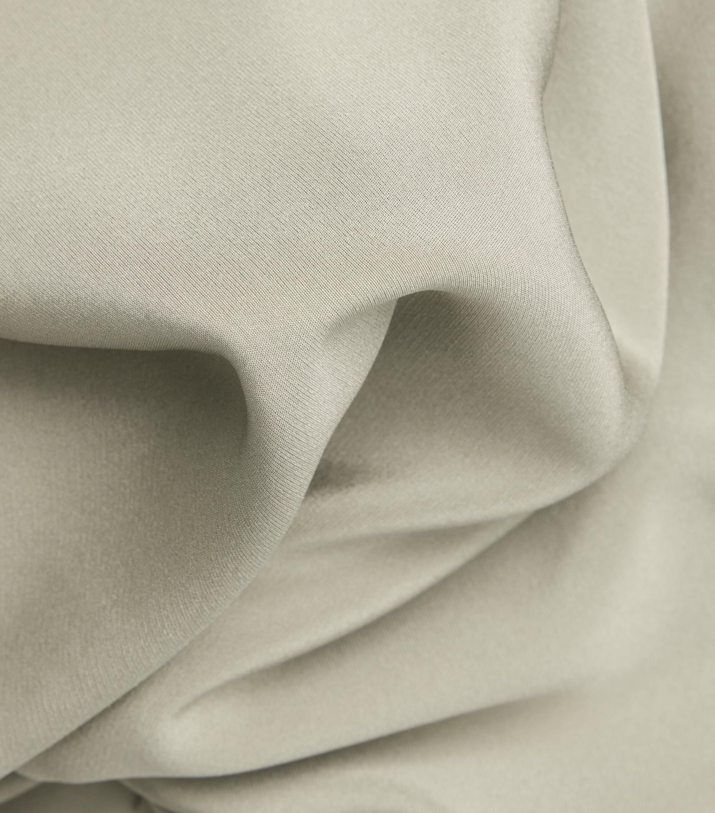 Silk Midi Dress SAGE GREEN Image 5