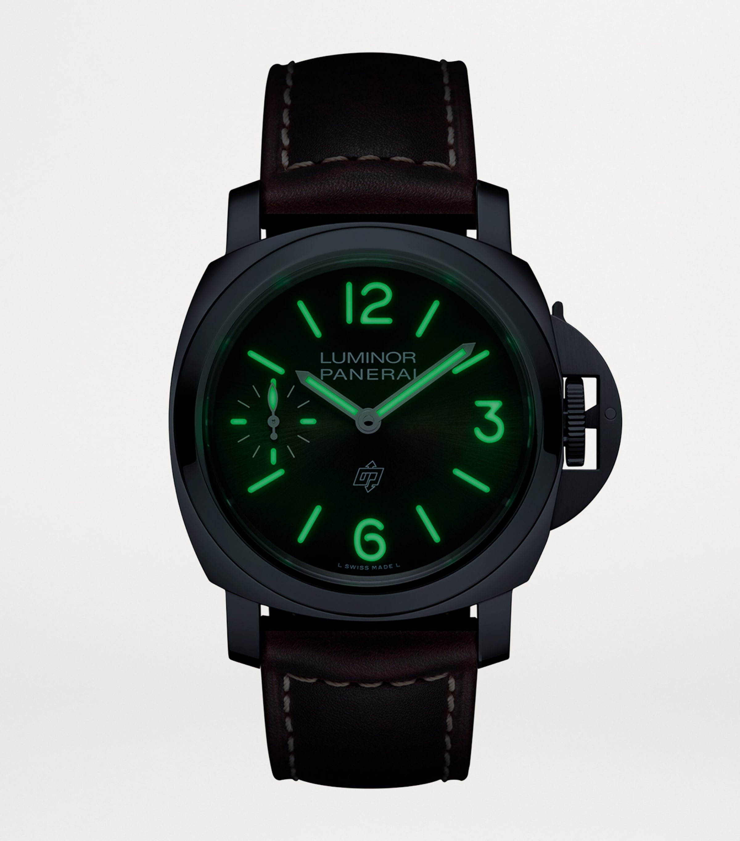 Stainless Steel Luminor Watch 44mm GREEN Image 3
