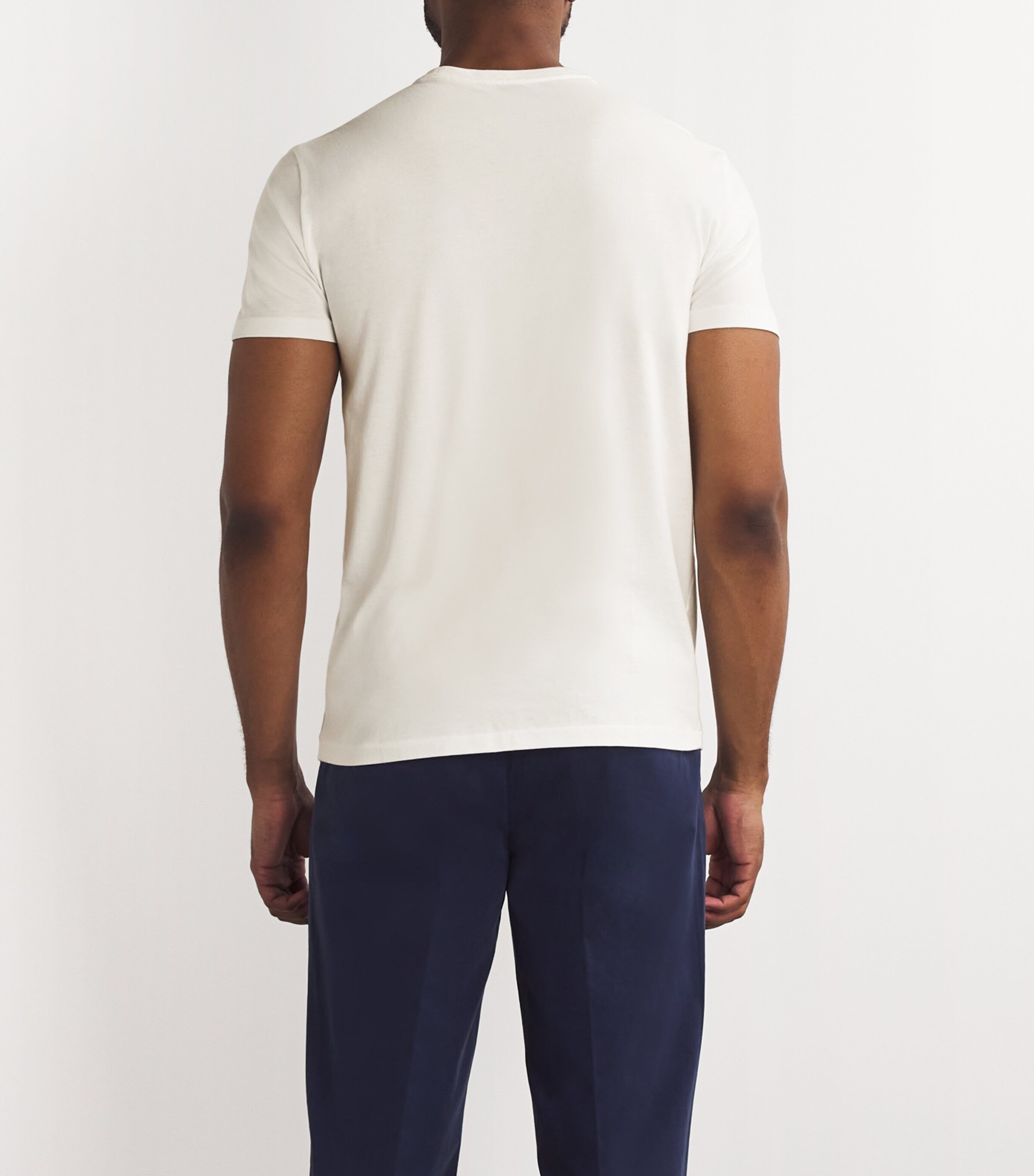 Cotton Logo T-Shirt WHITE Image 7