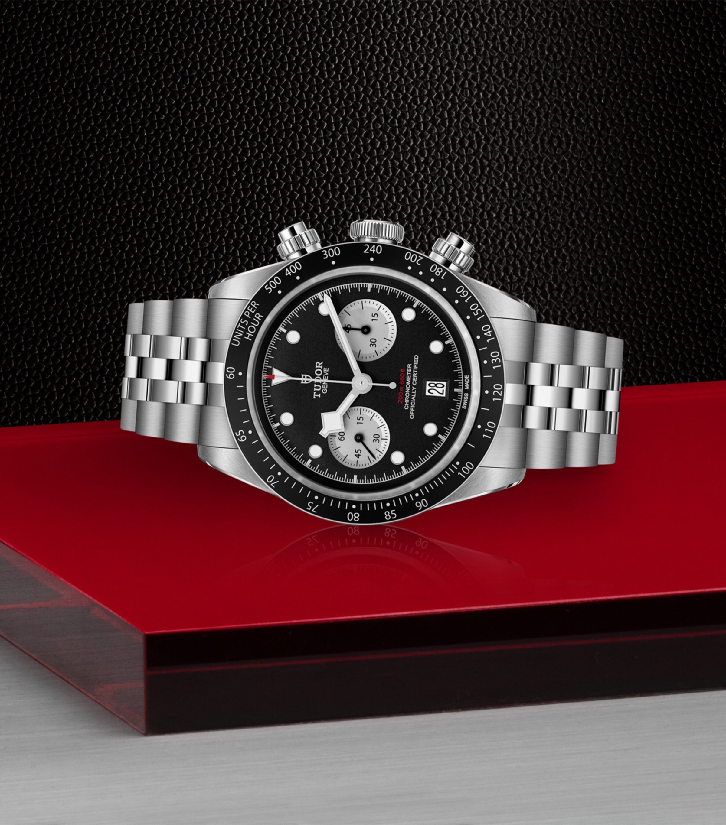 Black Bay Chrono Stainless Steel Watch 41mm BLACK Image 3