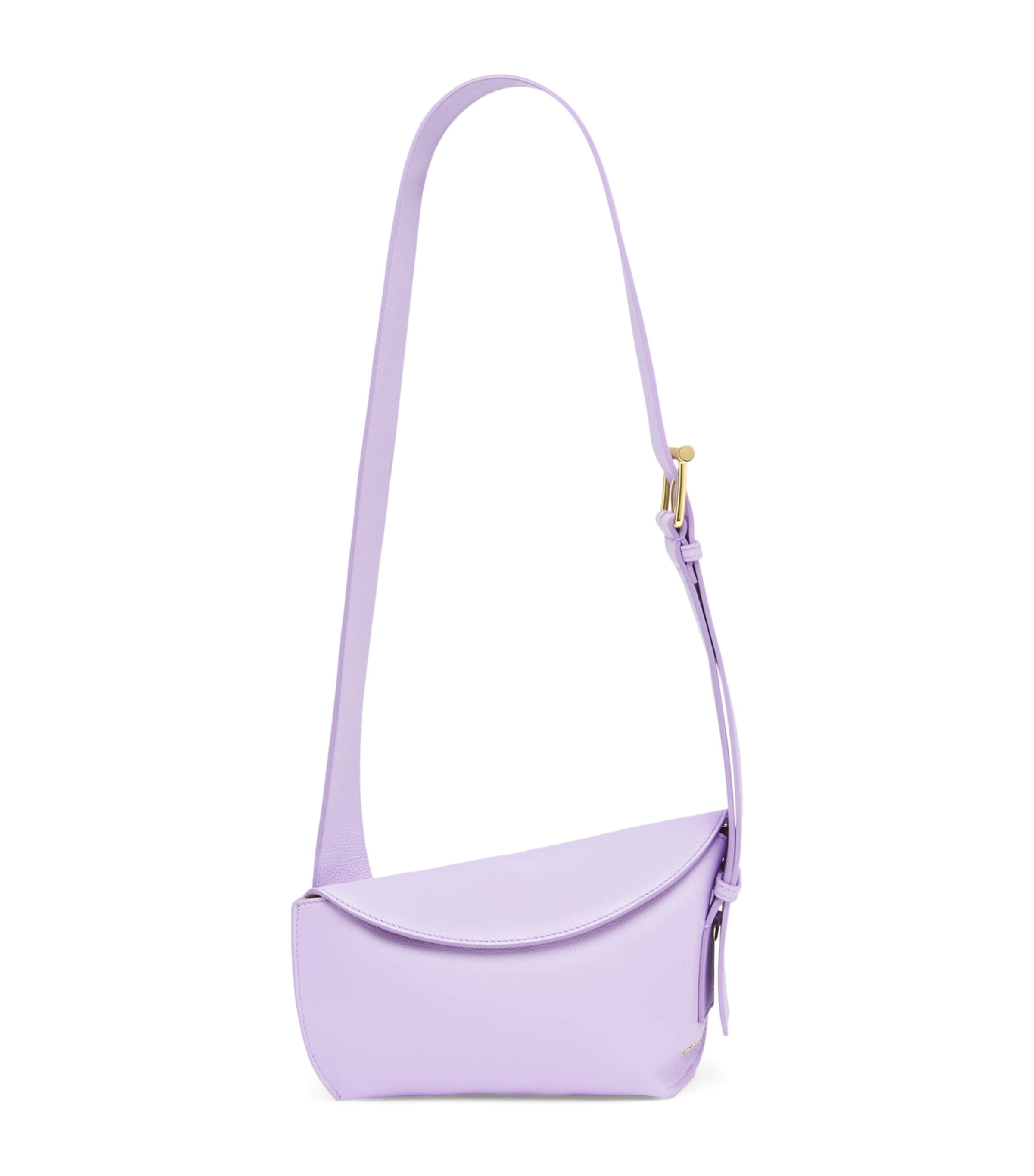Alexander Mcqueen Leather The T-bar Sling Cross-body Bag In Purple