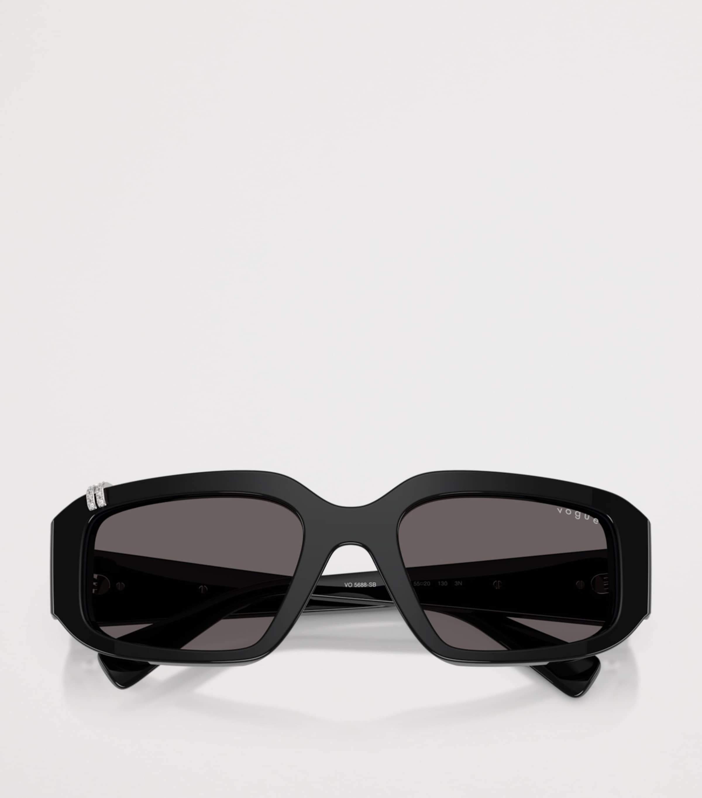 Vogue Rhinestone Irregular Sunglasses Image 5