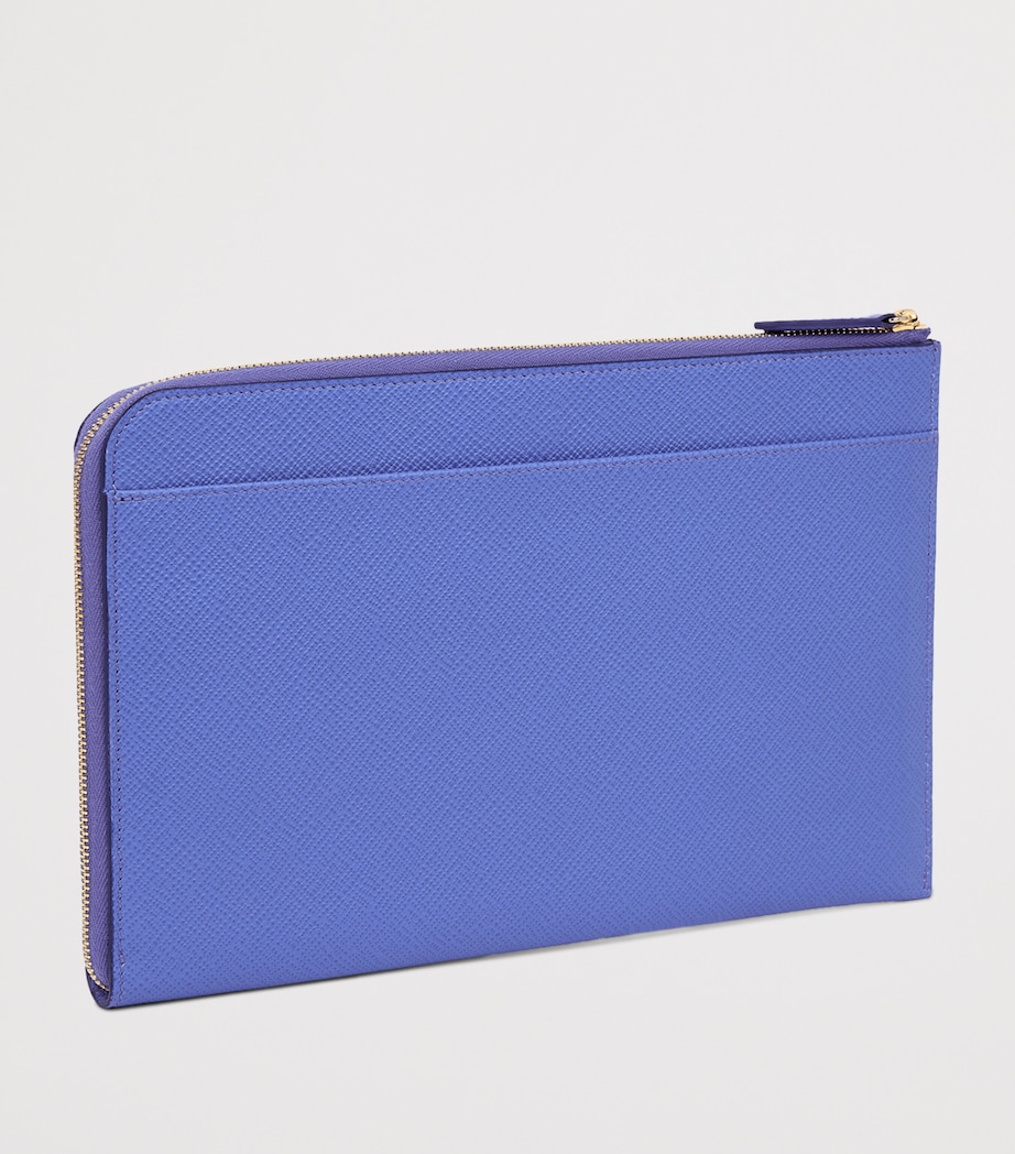 Panama Leather Slim Pouch U VIOLET Image 3