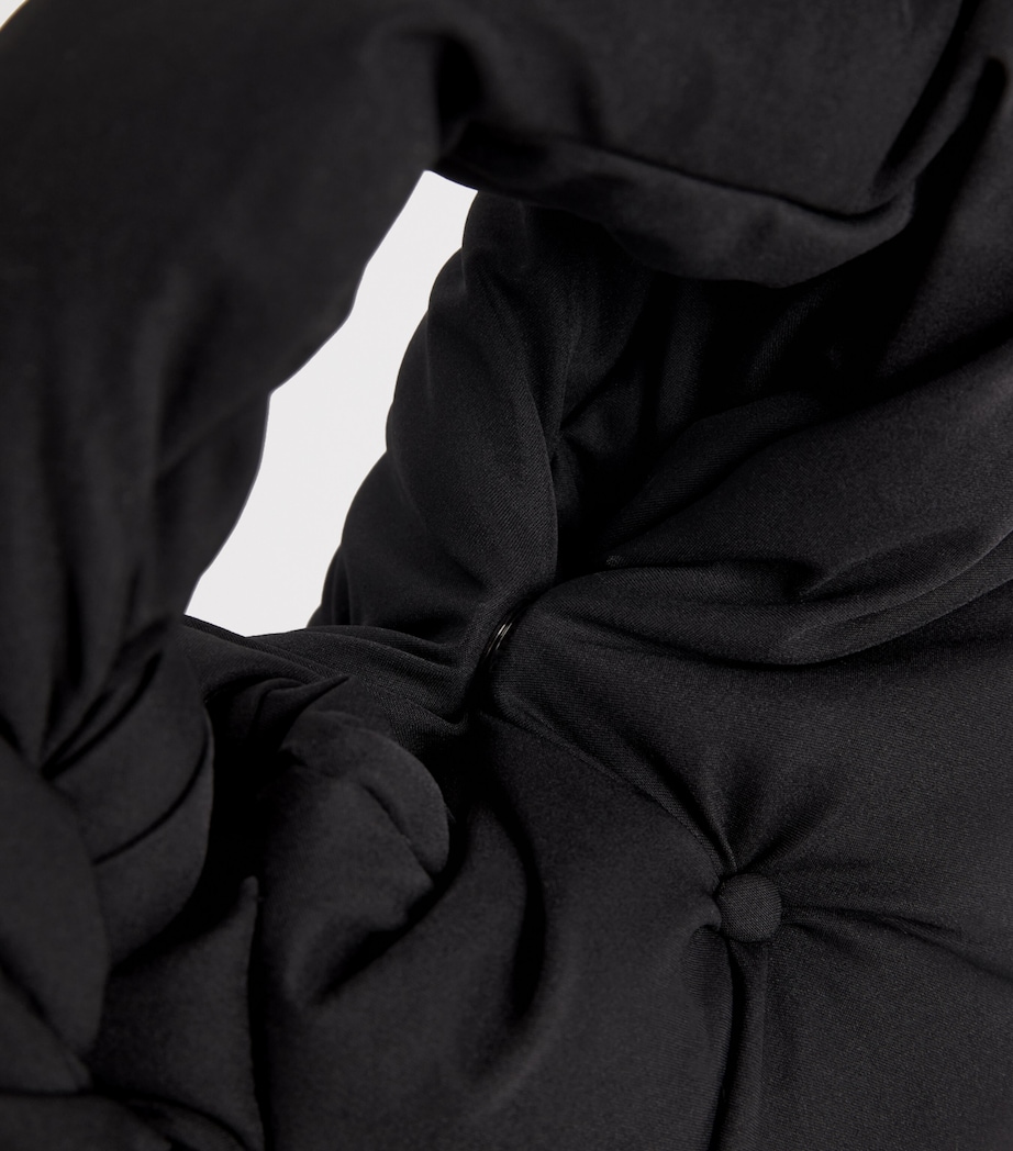 Pumped Top-Handle Bag BLACK Image 4