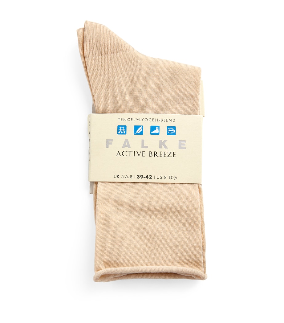 Falke Womens Active Breeze Socks Cream Image 1