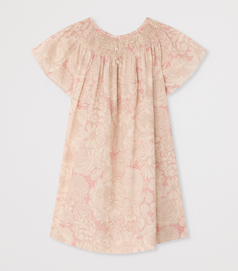 Bonpoint Cotton Floral Arlene Dress (10-14 Years) Fl Rose Moyen Image 2