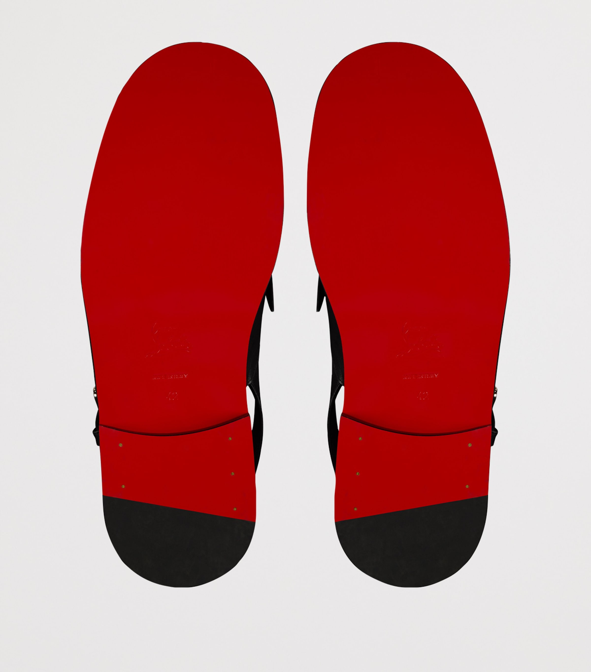 Christian Louboutin The Asclepius Leather Slingback Loafers Image 5