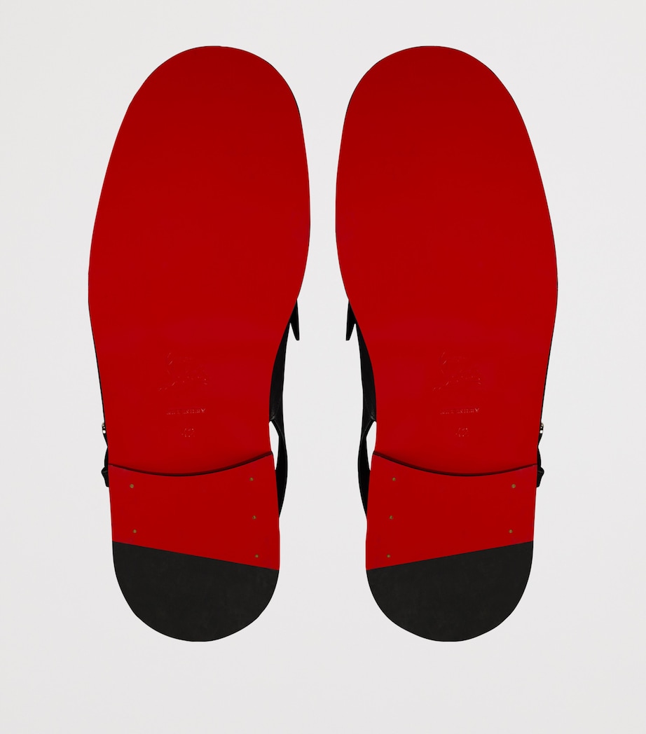 Christian Louboutin The Asclepius Leather Slingback Loafers Image 5
