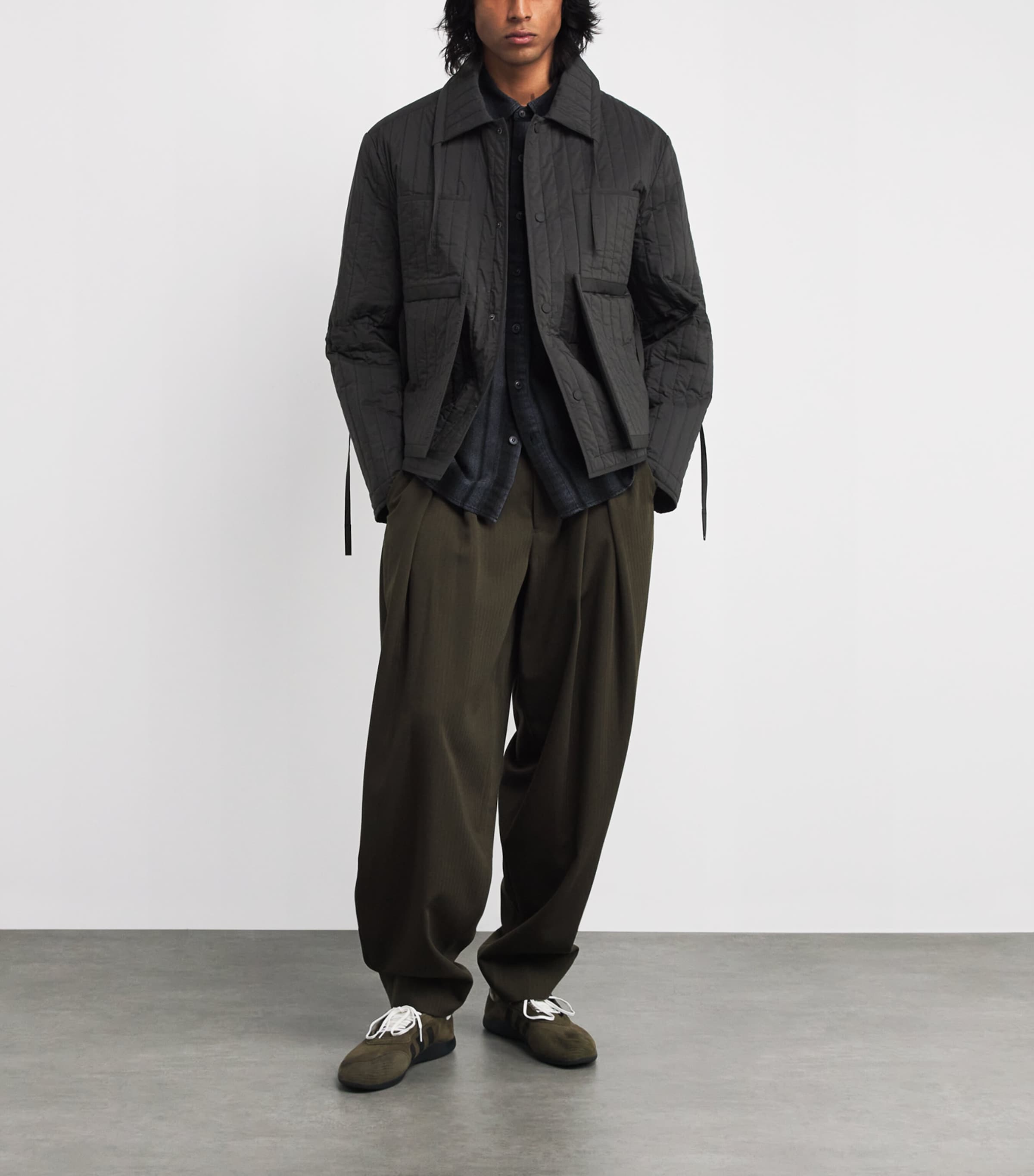 Craig Green Green Wool Quilted Worker Jacket | Harrods US