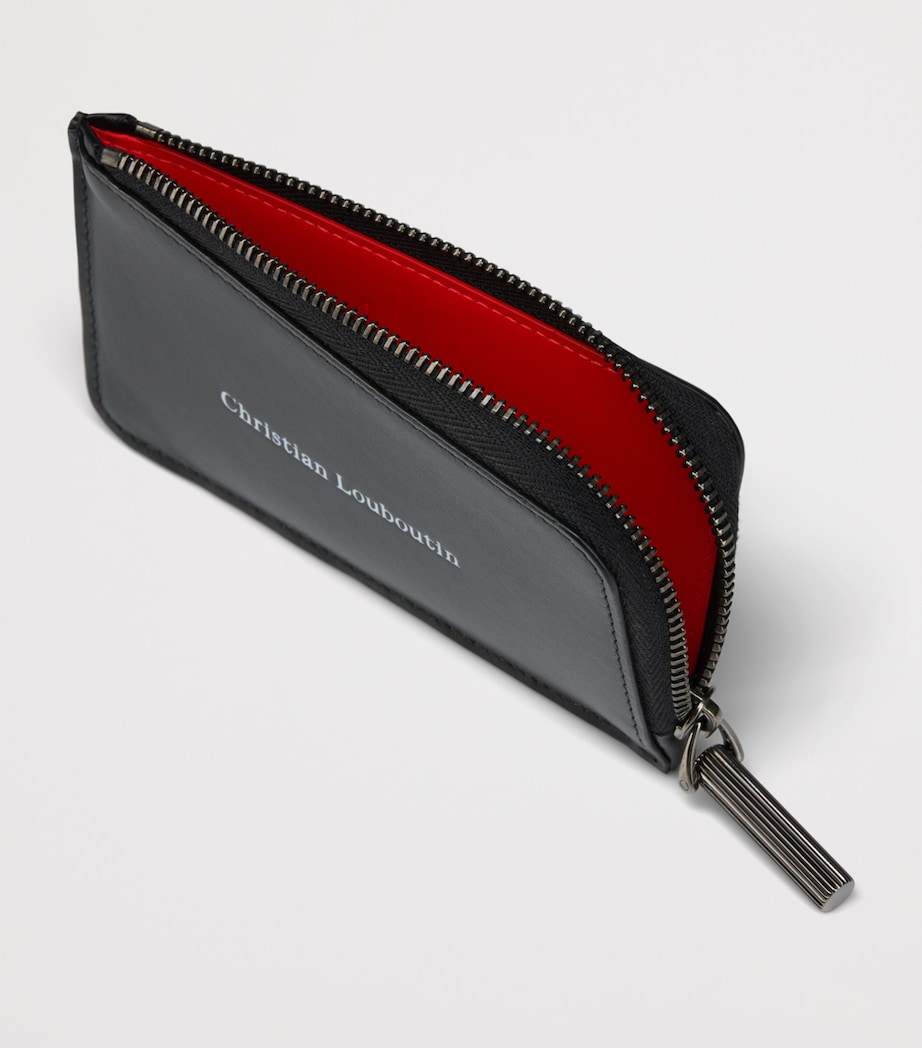 Christian Louboutin Canopy Leather Zipped Card Holder Image 4
