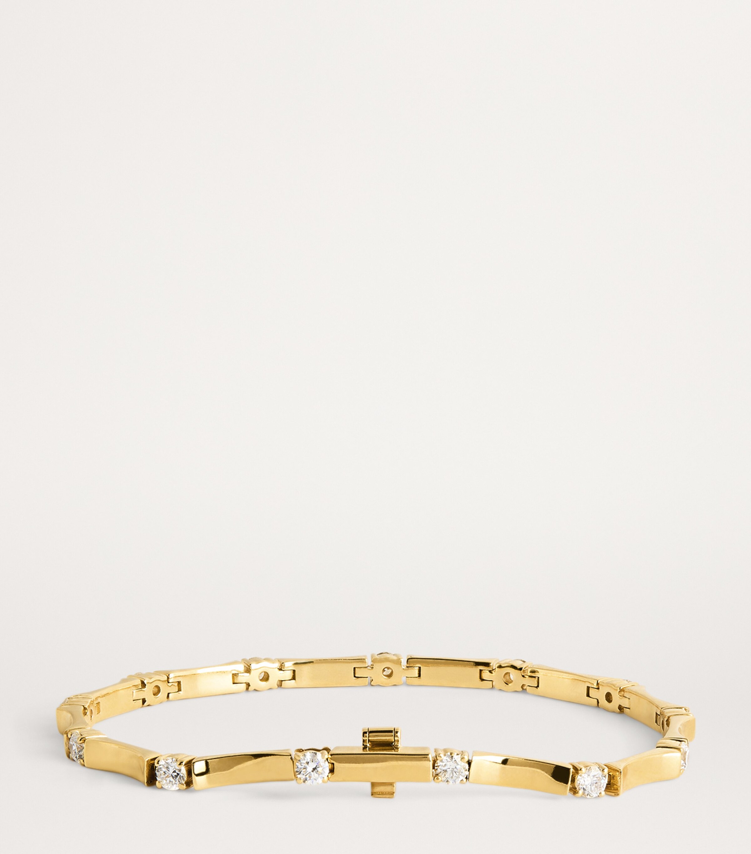 Melissa Kaye Small Yellow Gold and Diamond Honey Bracelet Yellow Gold Image 3