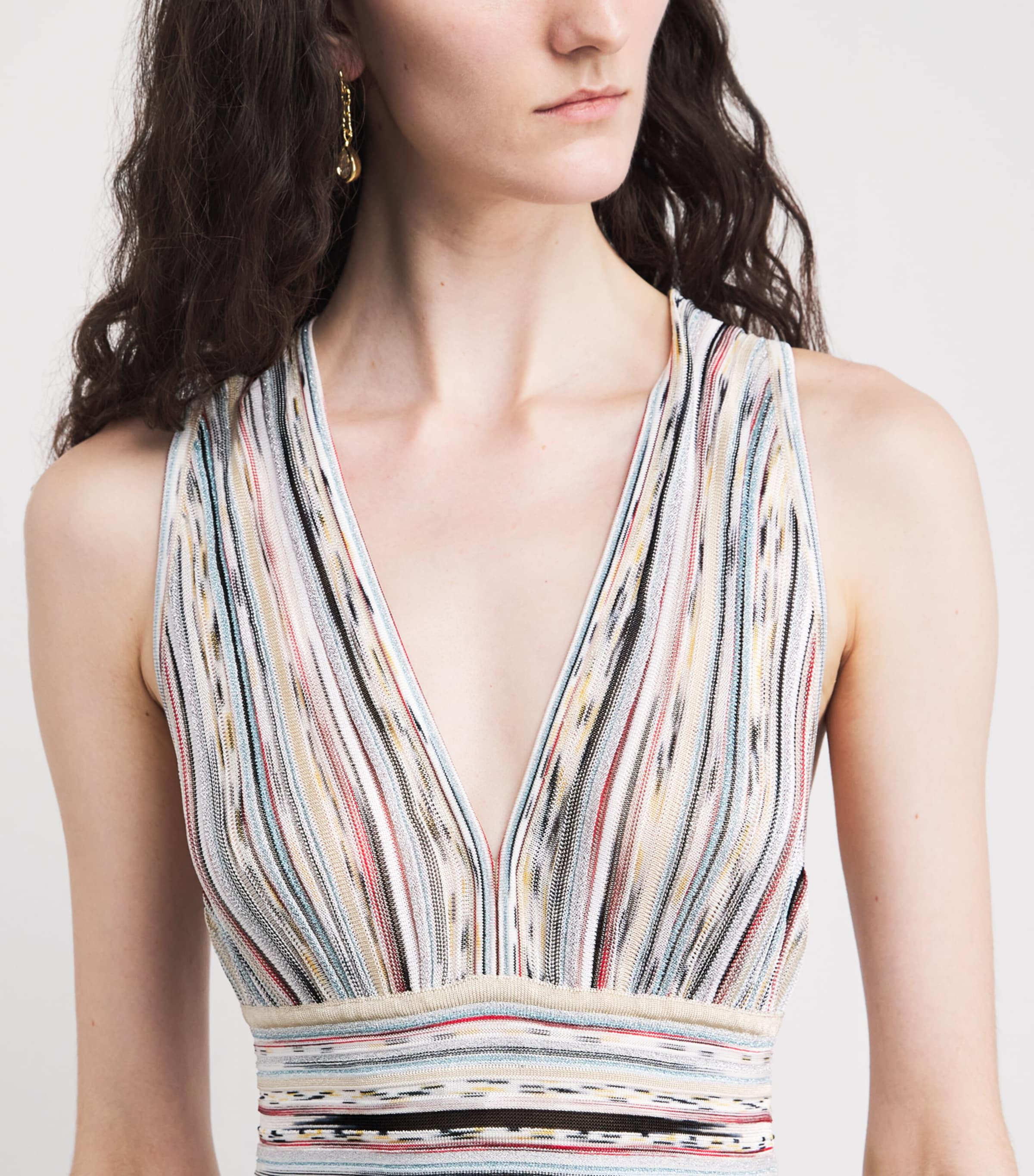 Stripe Midi Dress SM9ZZ LIGHT TONES Image 4