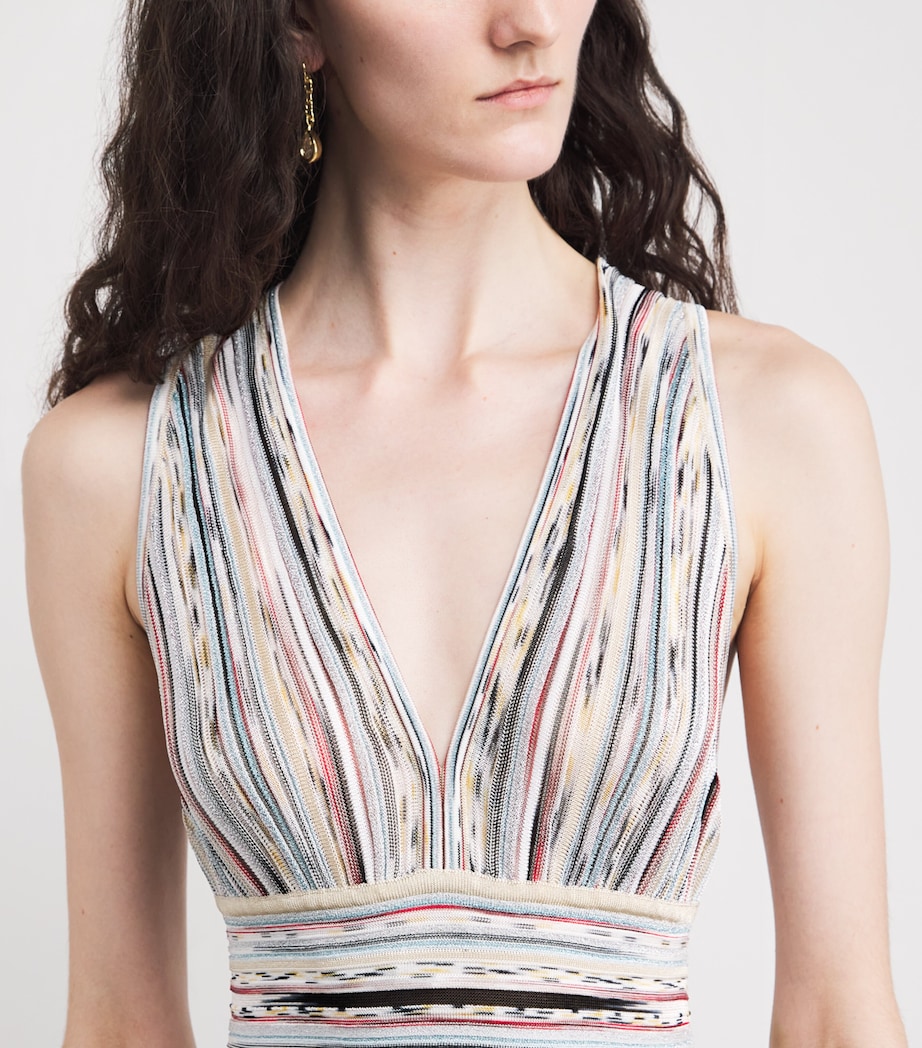 Stripe Midi Dress SM9ZZ LIGHT TONES Image 4