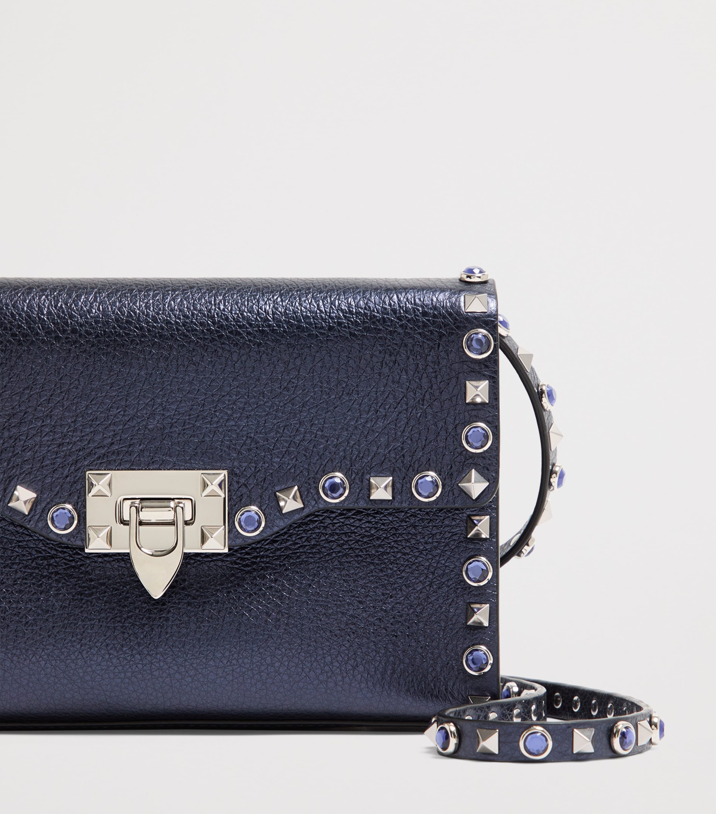 Valentino Garavani Calfskin Rockstud Spike Shoulder Bag Image 6