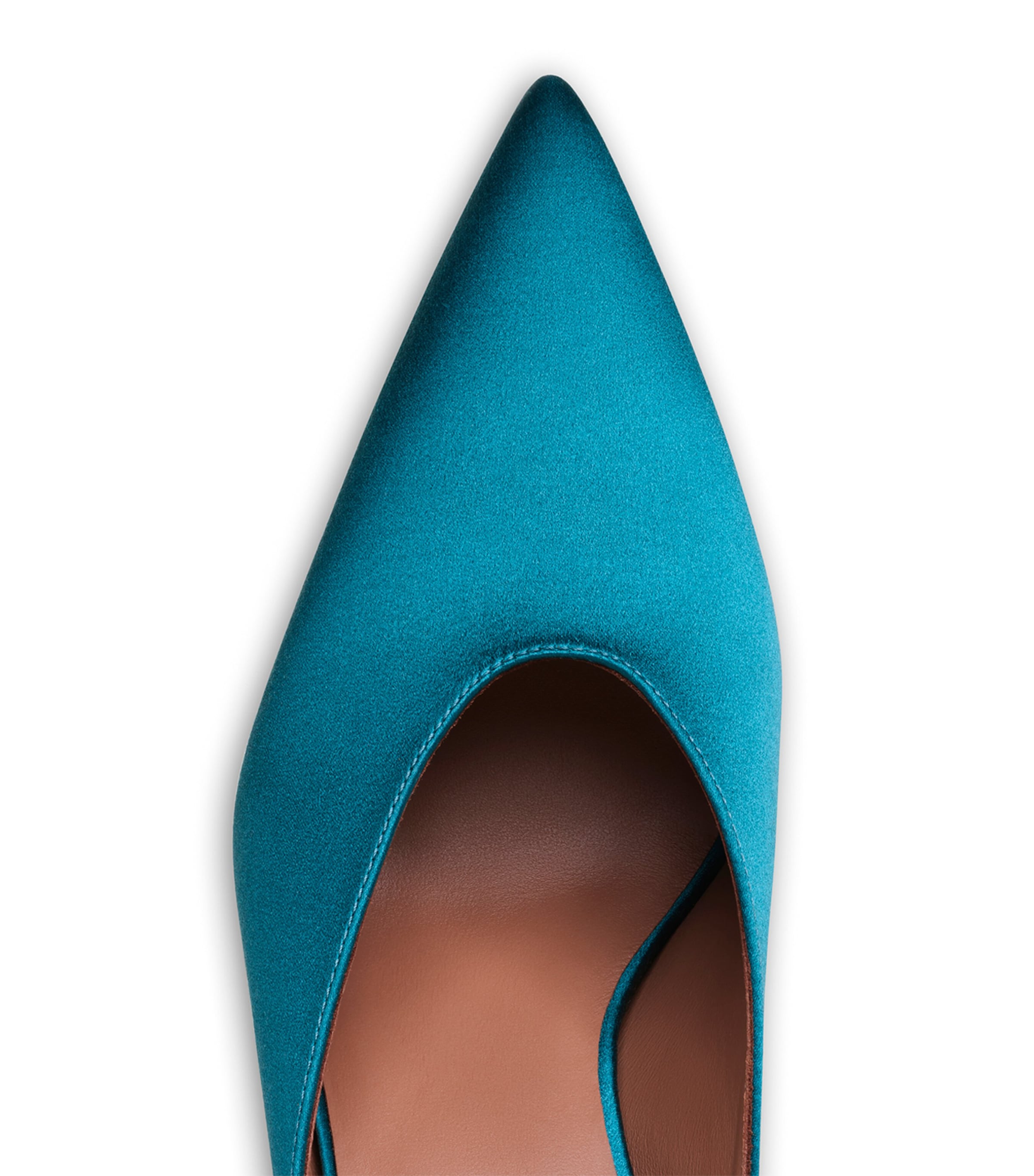 Alaïa Satin Cube Wedge Mules 75 Emeraude Image 4