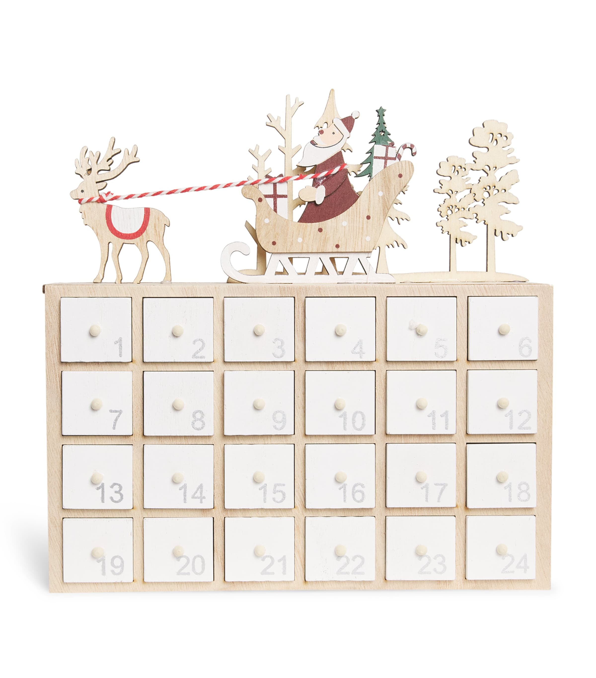 Harrods Wood Box Advent Calendar In Neutral