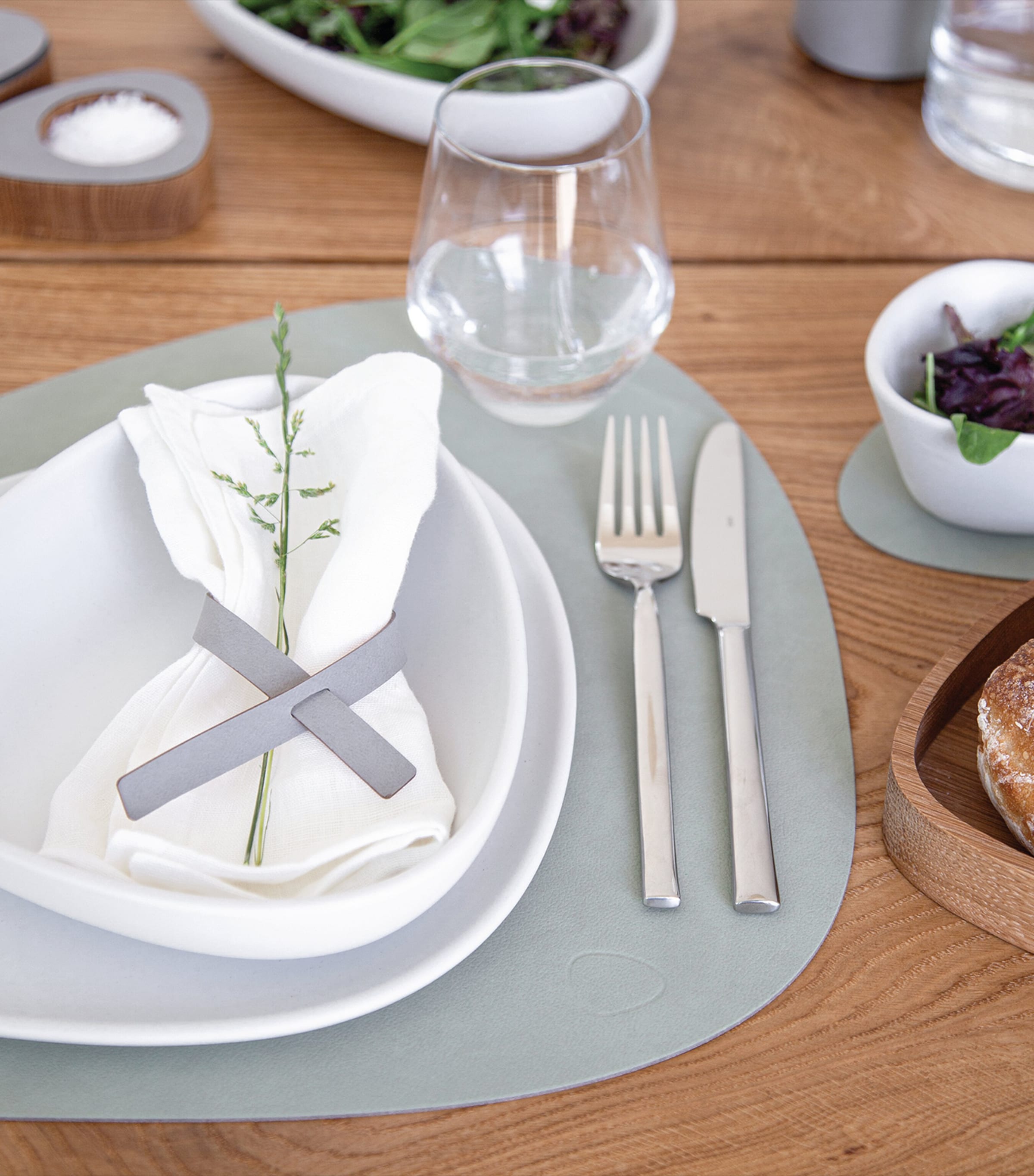 Nupo Table Mat (Set of 4) OLIVE GREEN Image 4