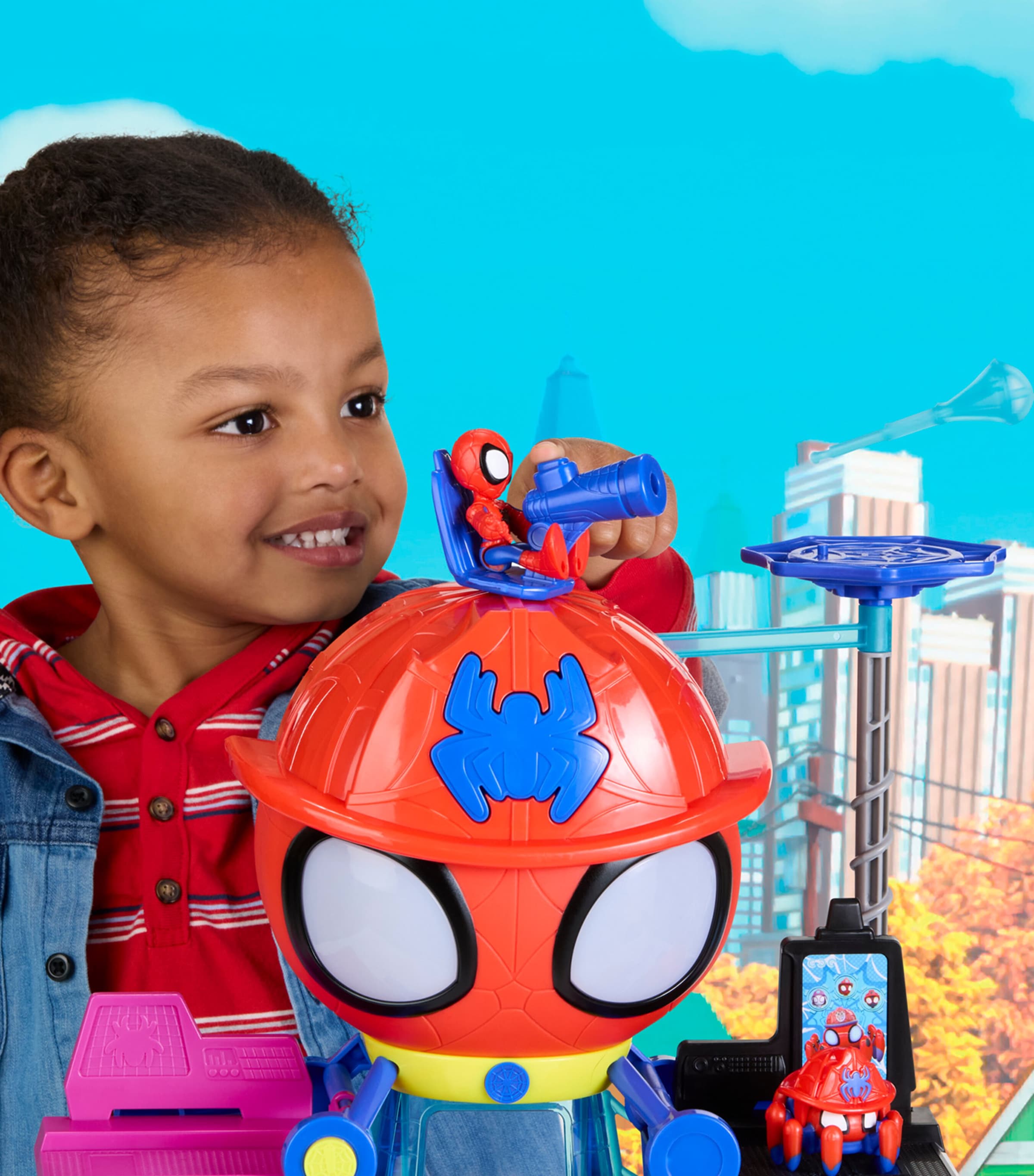 Marvel Spidey and his Amazing Friends Rescue-Webs Web-Quarters Playset Image 8