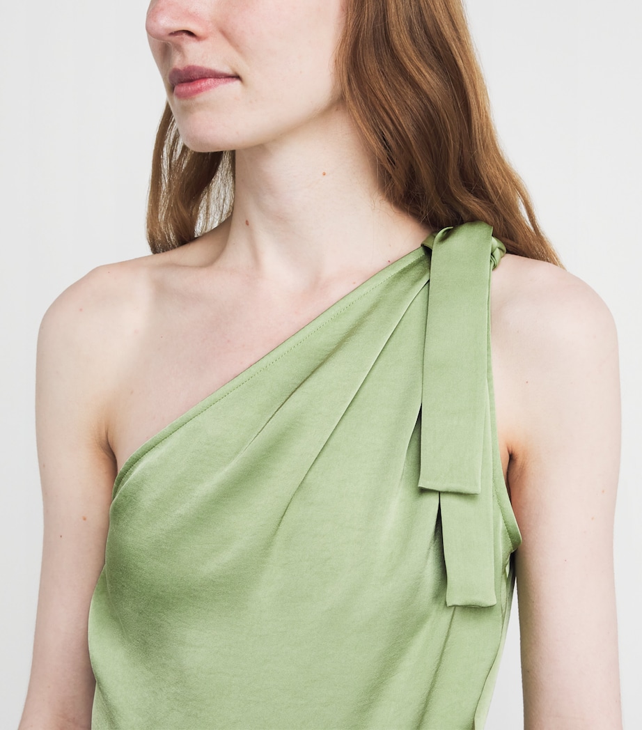 claudie pierlot green dress Claudie Pierlot Dress Mini Belted Green Velvet Velour Size 34