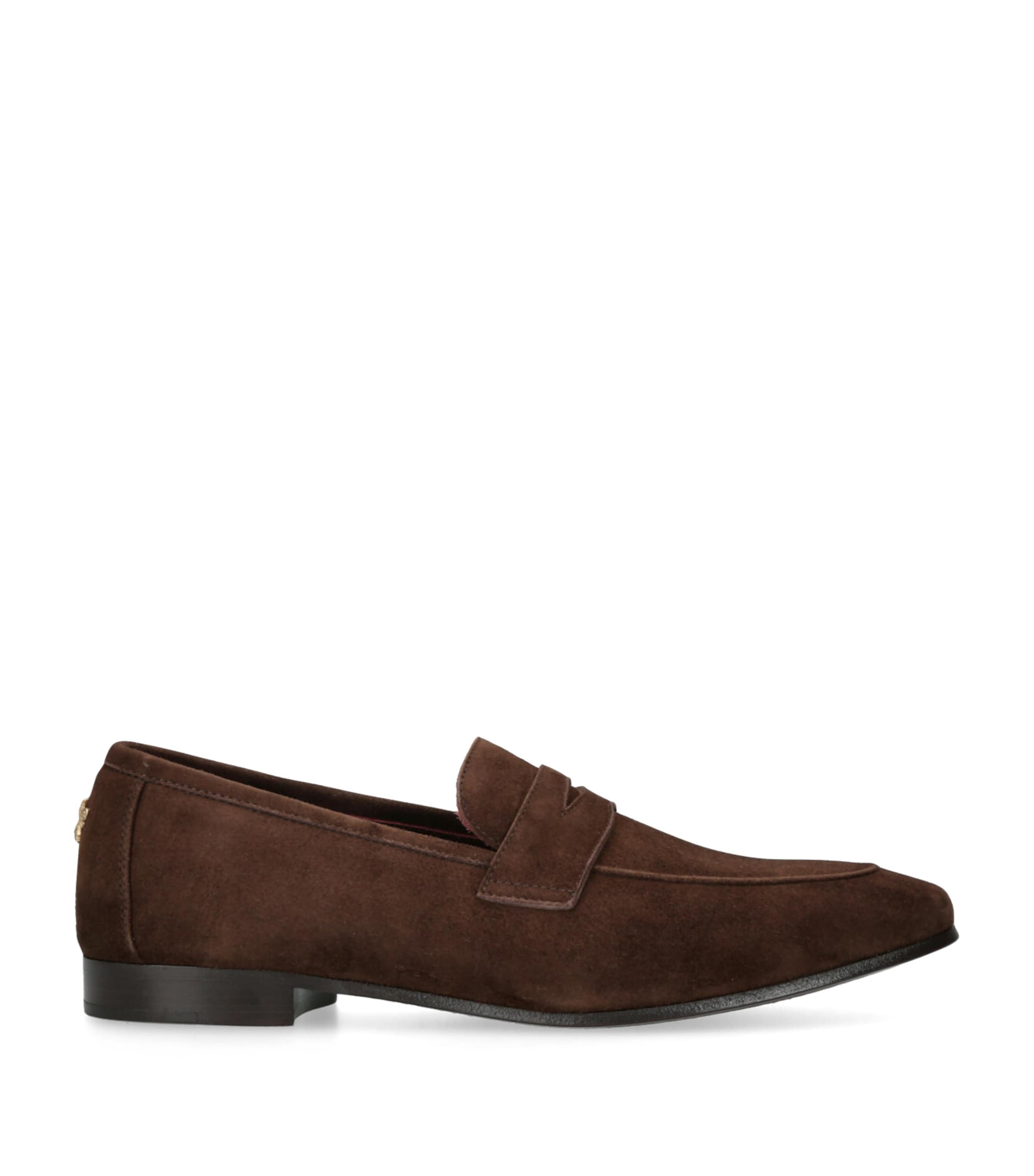 Bougeotte Suede Flaneur Loafers In Brown
