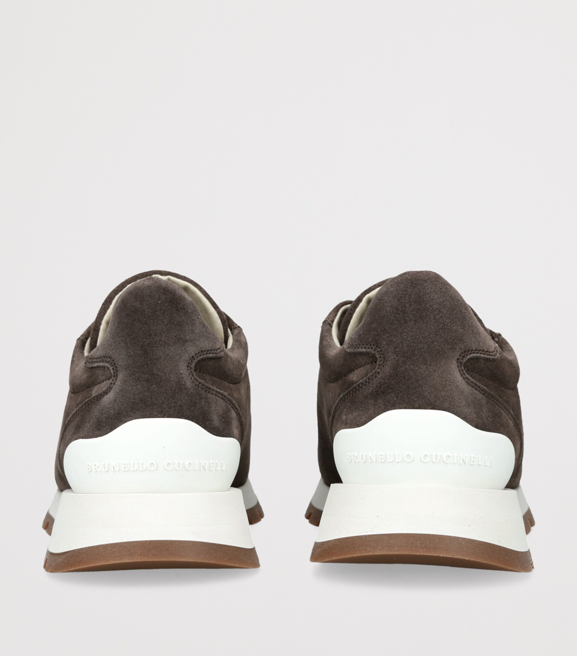 Brunello Cucinelli Suede Runner Sneakers Dark Brown Image 2