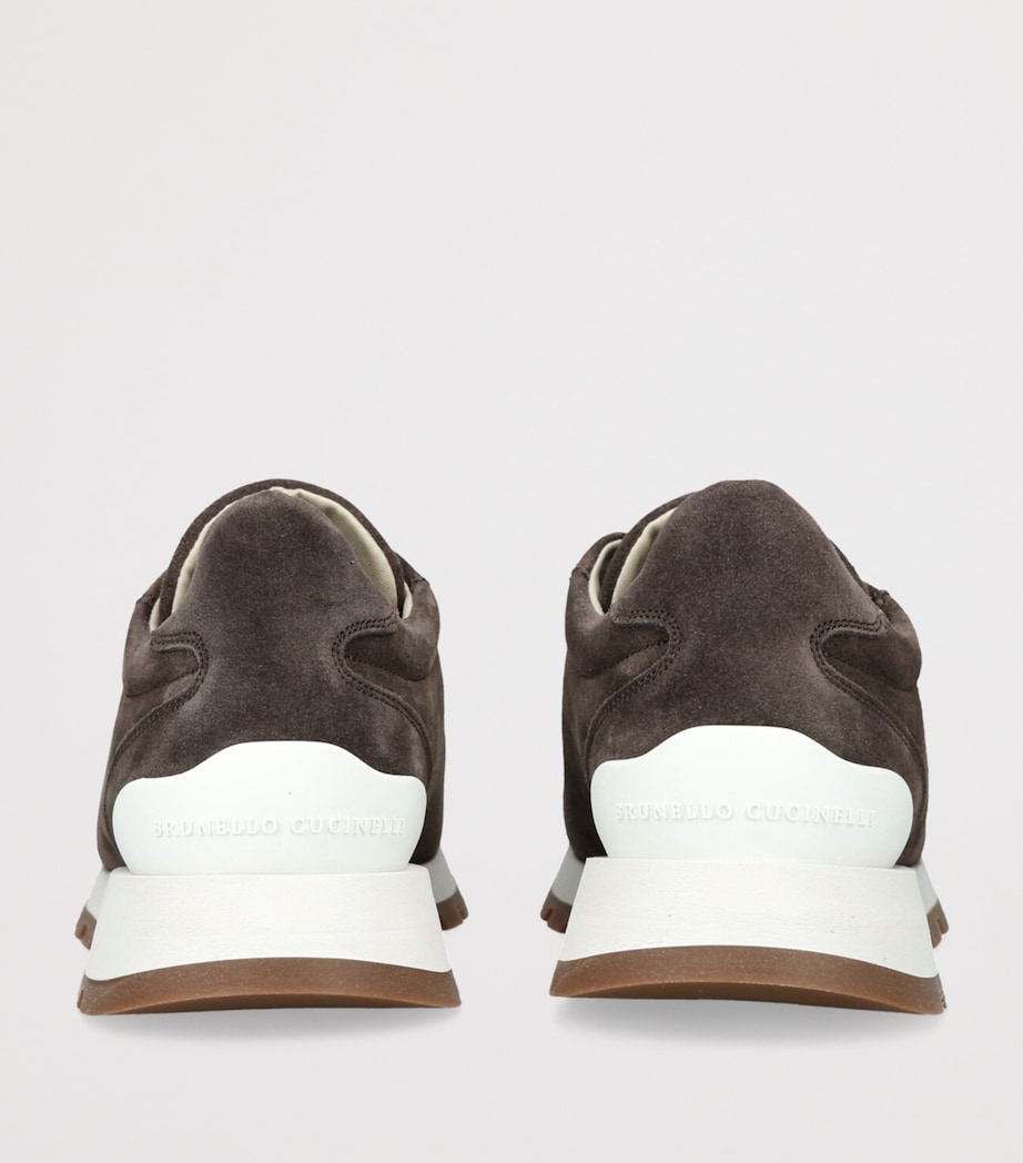 Suede Runner Sneakers DARK BROWN Image 2