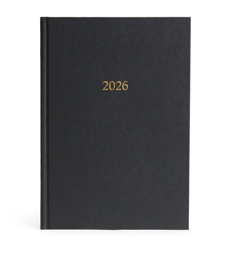 Classic A5 Diary 2026 BLACK Image 1