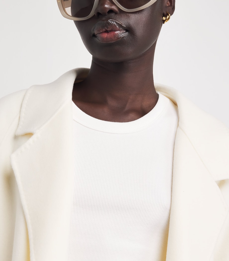 Stretch-Cotton Yeux Tank Top WHITE Image 6