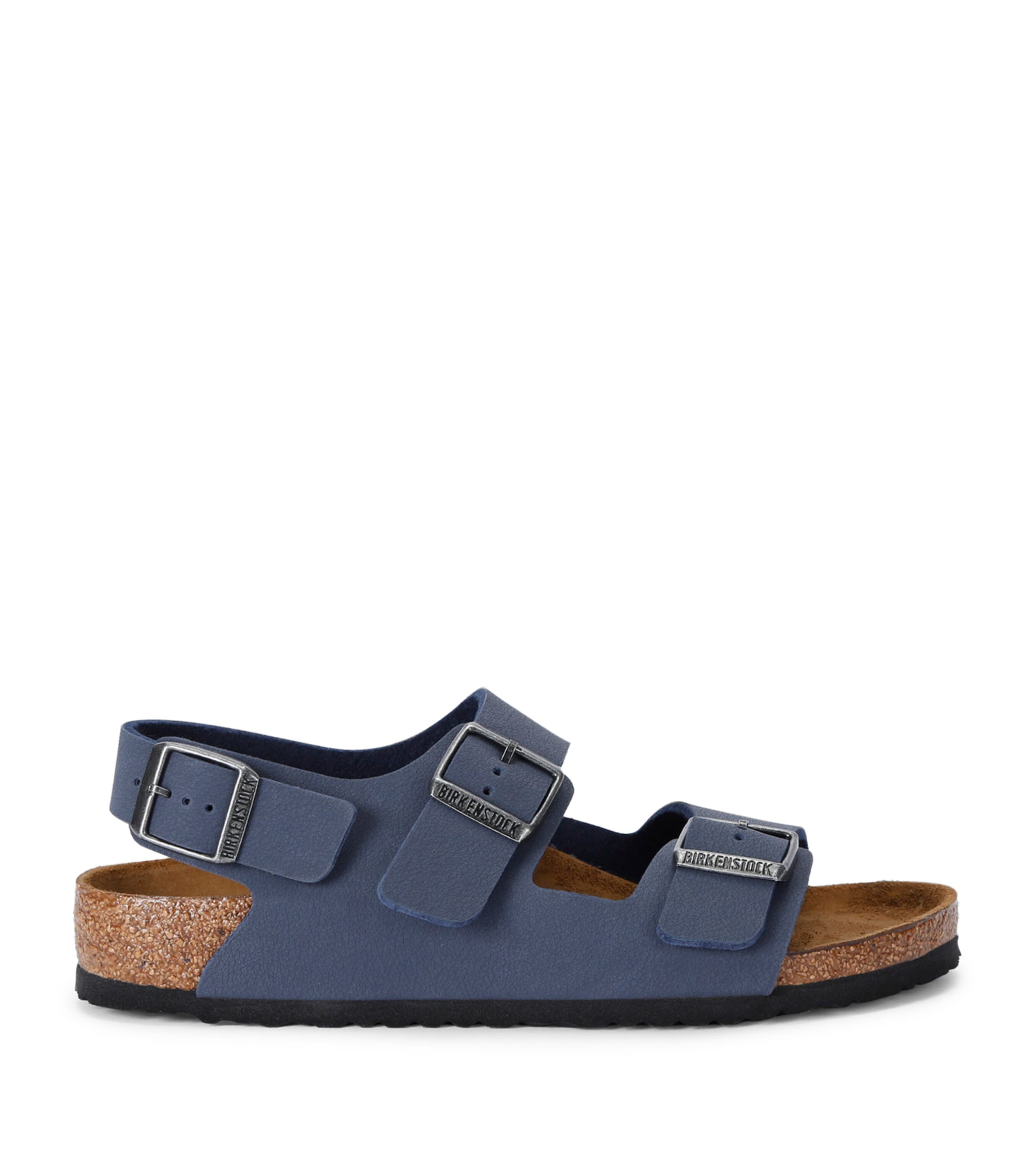 Birkenstock Birko-flor Buckled Arizona Sandals In Navy