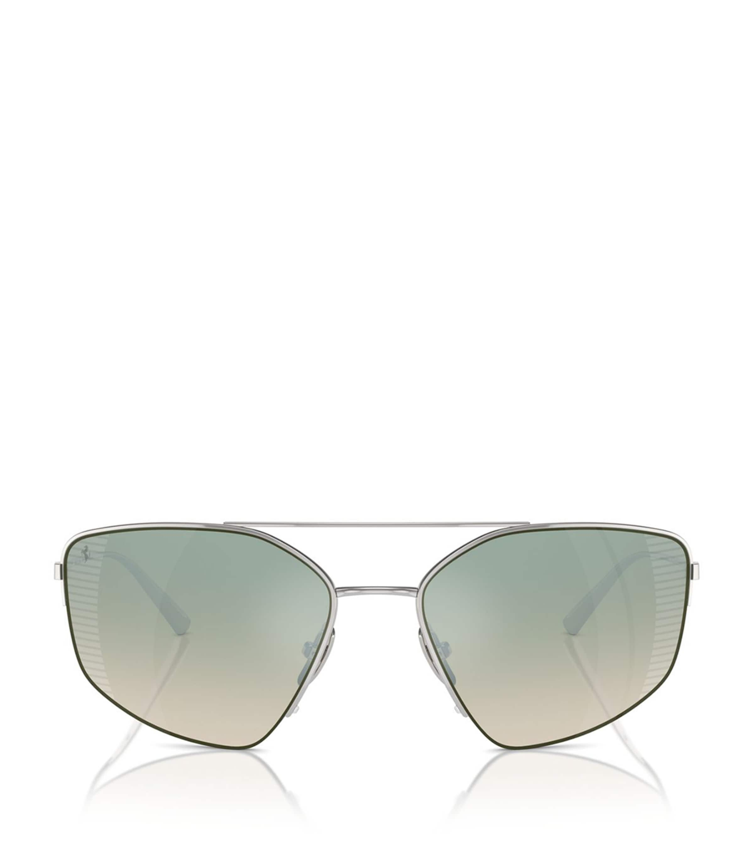 Ferrari Acetate Fh1009t Sunglasses In Silver