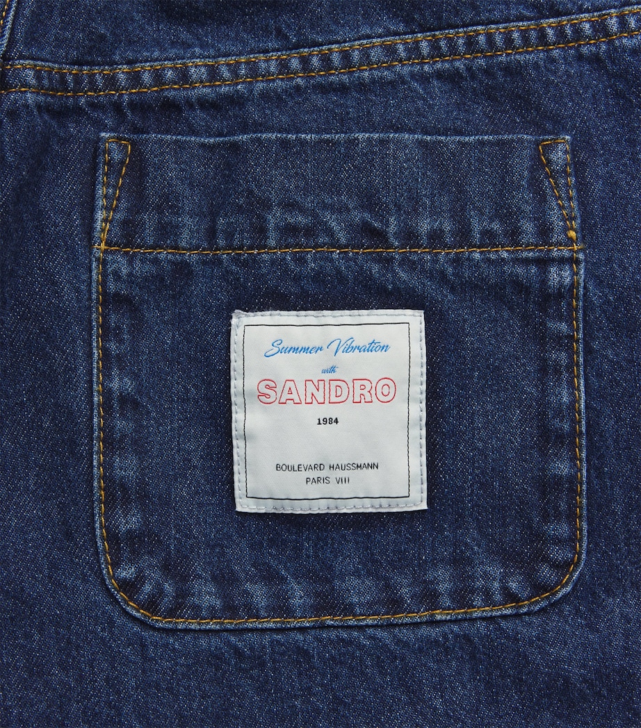 Wide-Leg Jeans DEEP BLUE Image 5