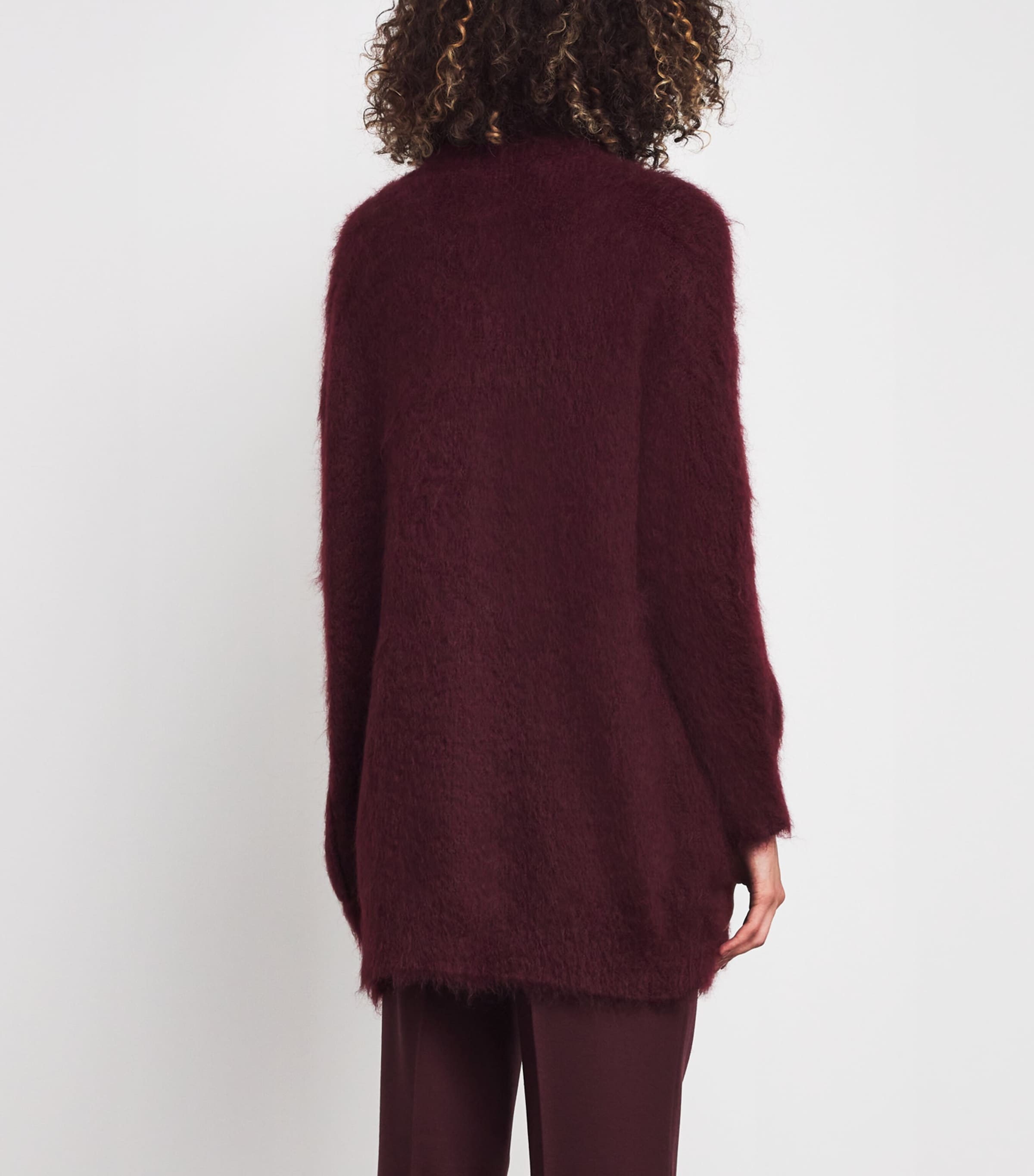 Mohair-Blend Cardigan CHERRY Image 4